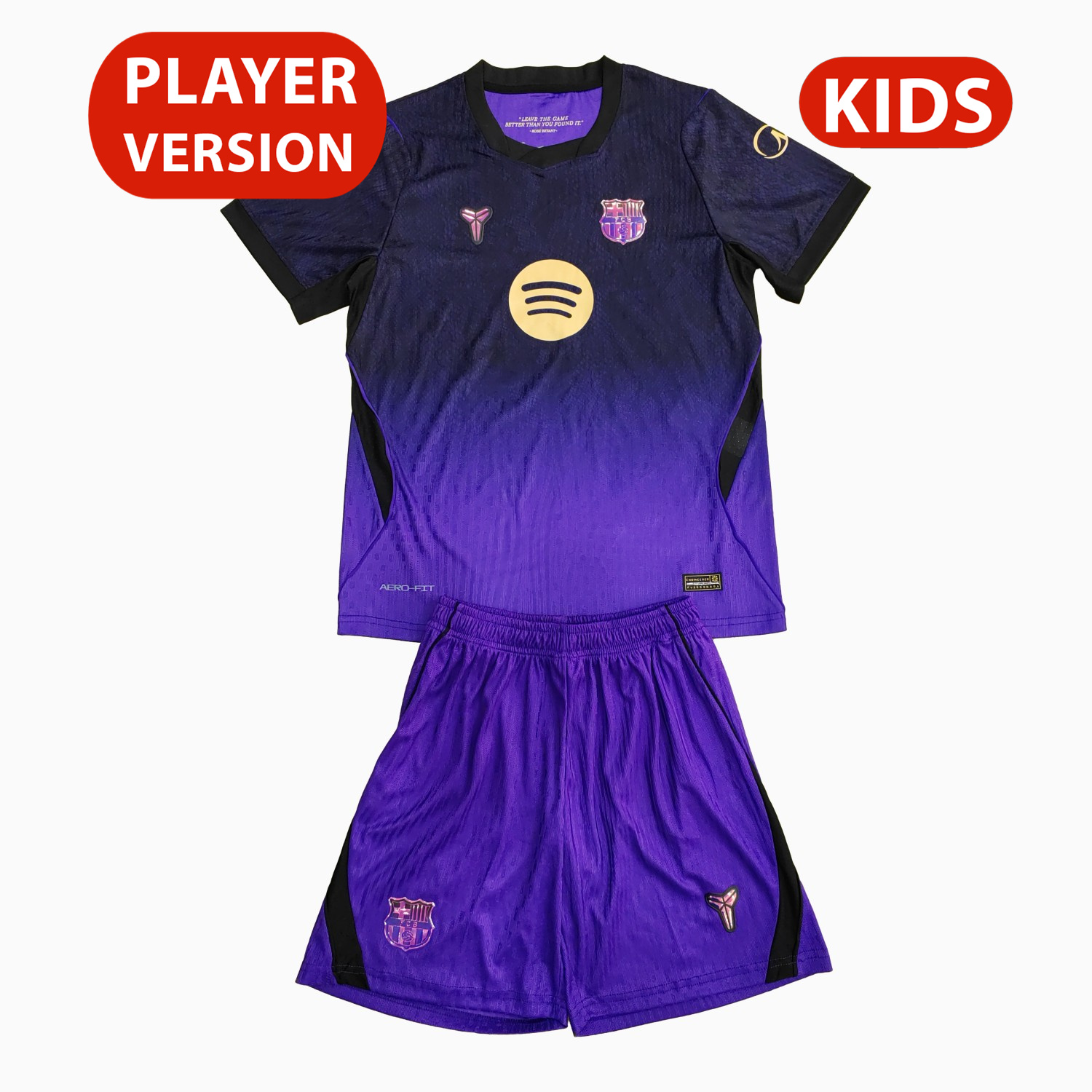 TKH-turbokithub-Barcelona 26-27 Purple Special Kids Kit - Player Version