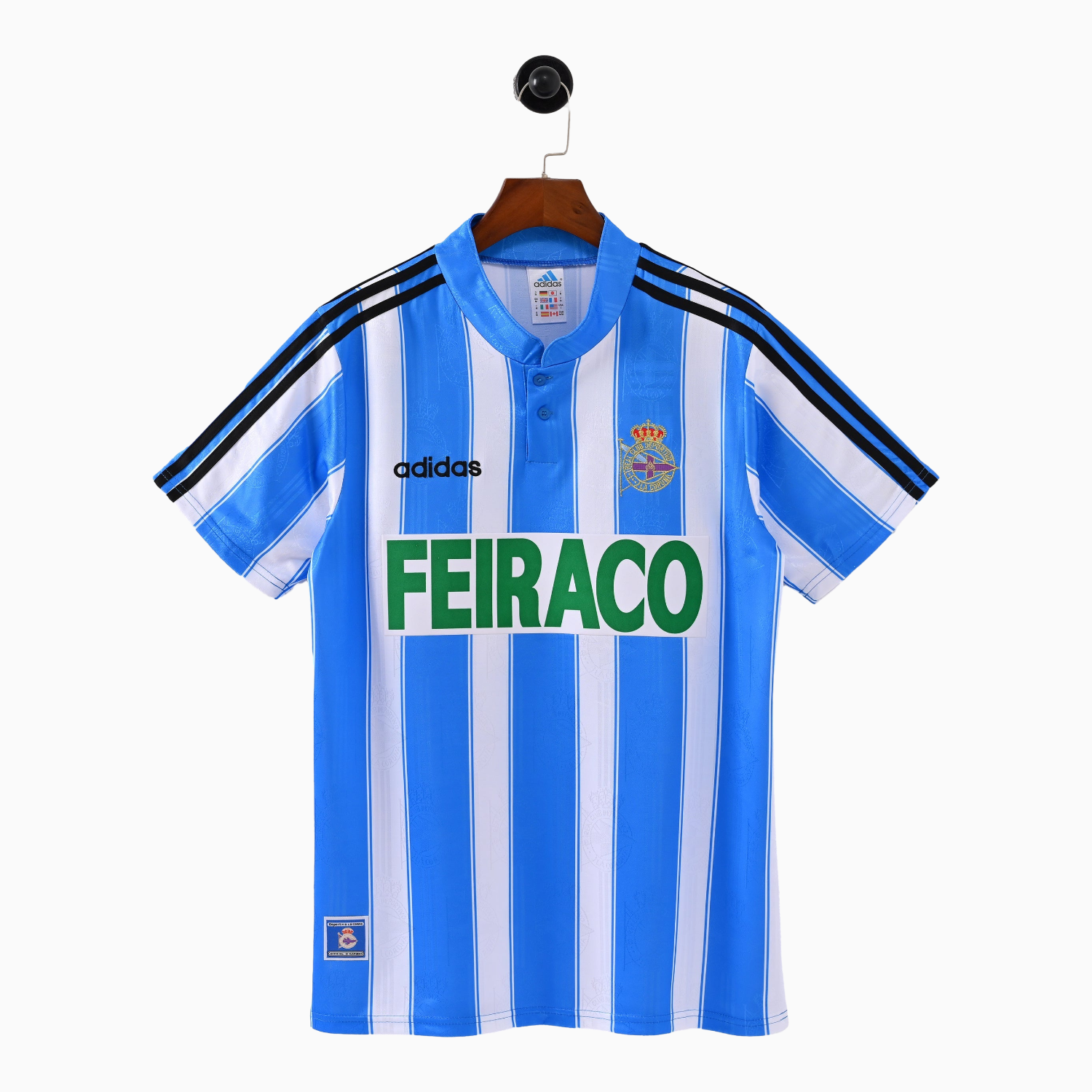 TKH-turbokithub-Retro Deportivo de La Coruña 1997-98 Home Jersey