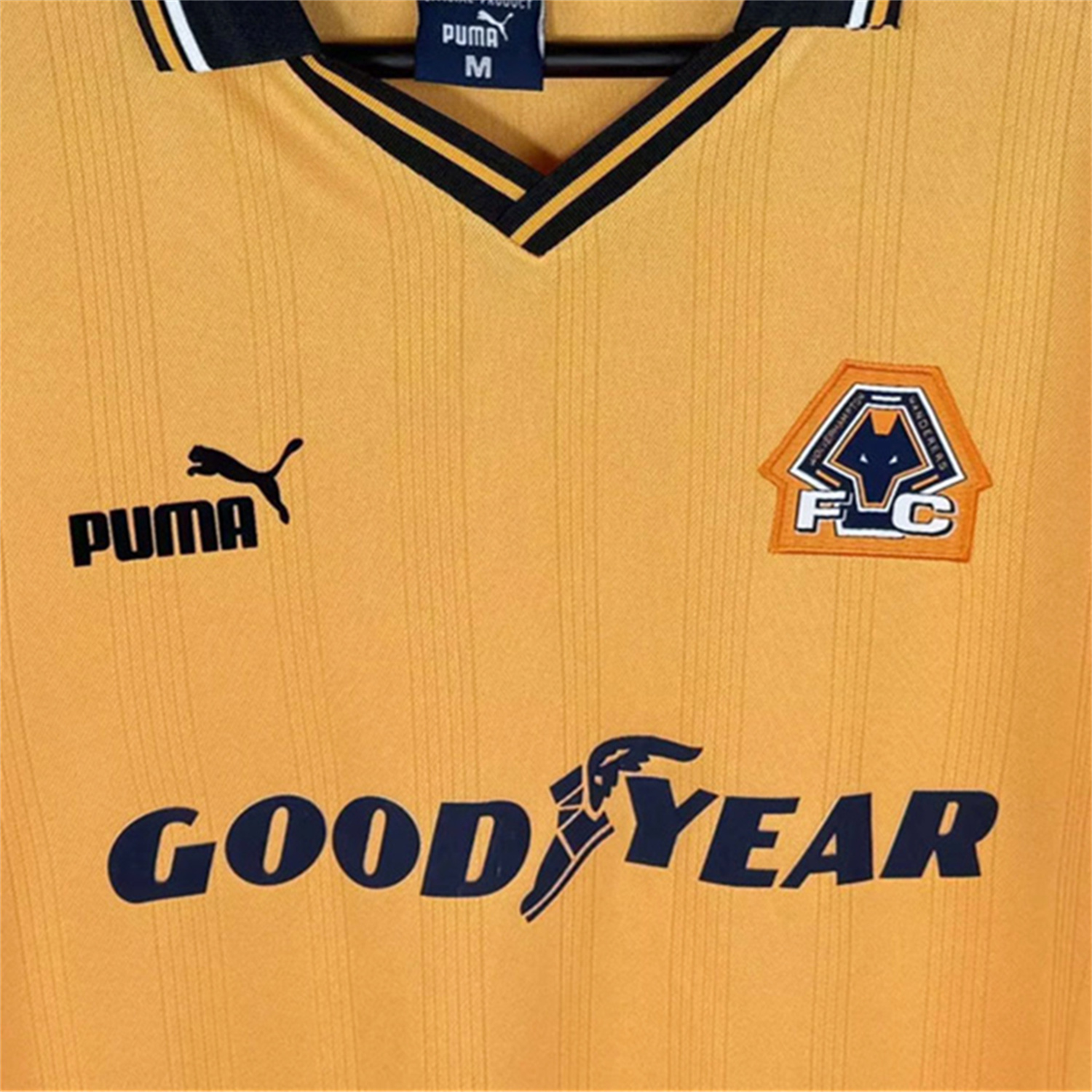 TKH-turbokithub-Retro Wolverhampton Wanderers Wolves 1998-99 Home Jersey