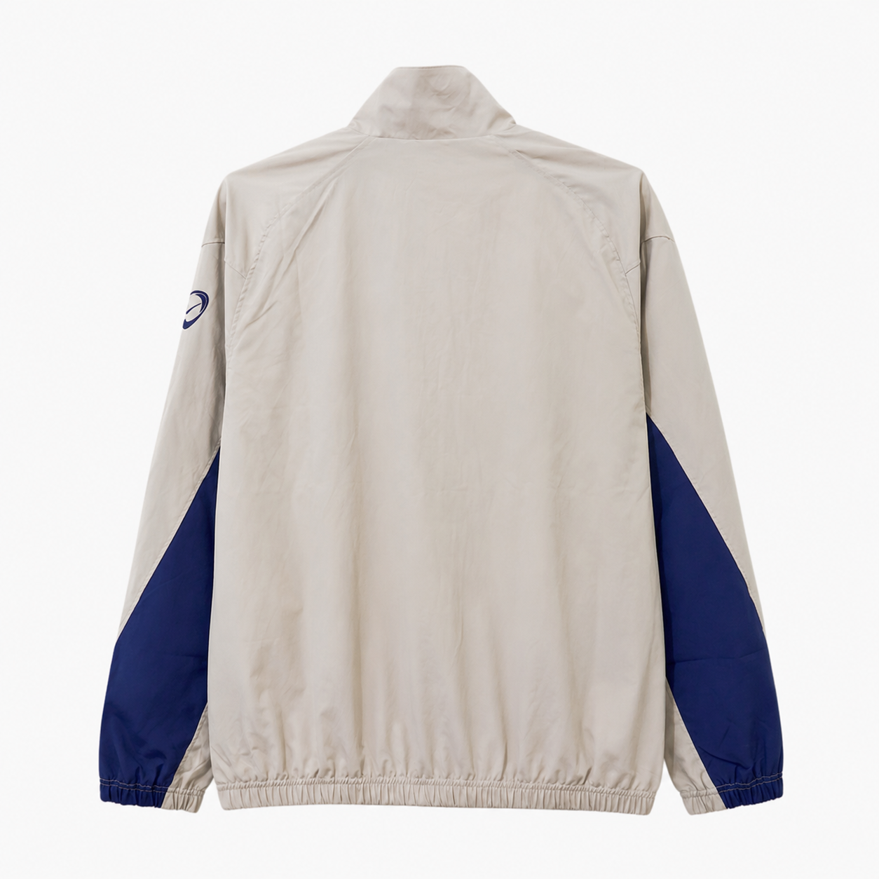 TKH-turbokithub-Retro Barcelona 2003-04 Windbreaker Jacket - Grey With Blue
