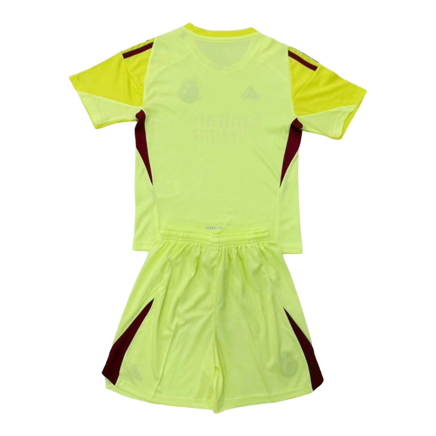 TKH-turbokithub-Real Madrid 25-26 Light Yellow Goalkeeper Men's Adult Jersey Set - Fans Version