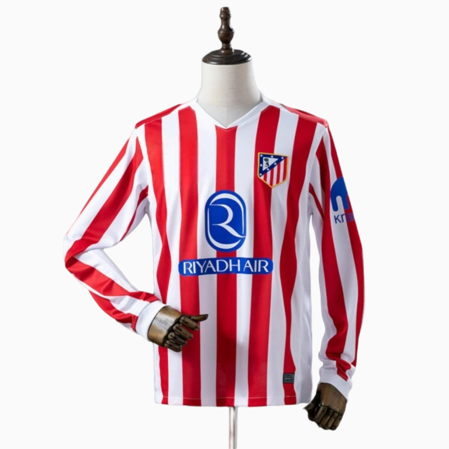 TKH-turbokithub-Atletico Madrid 25-26 Home Long Sleeves Jersey - Fans Version