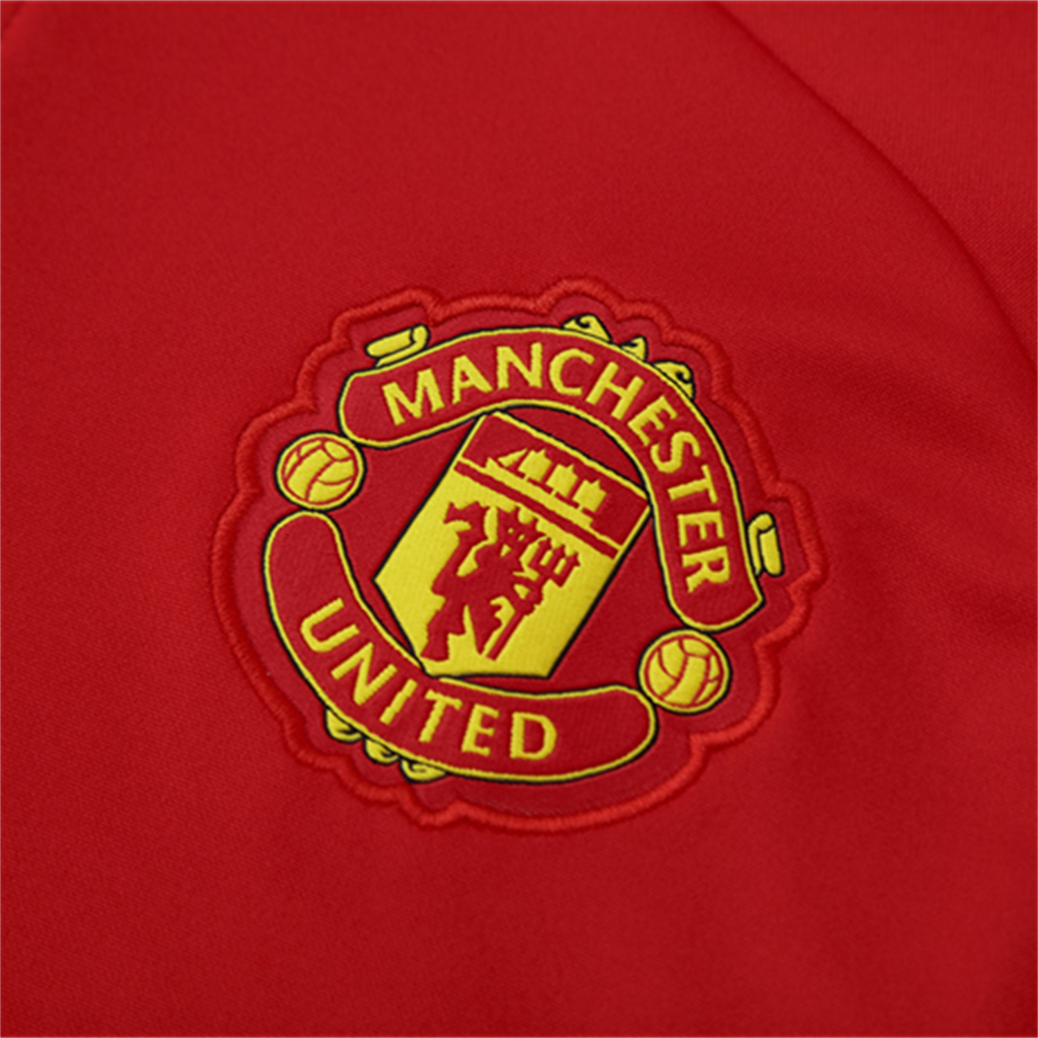 TKH-turbokithub-Manchester United 25-26 Kid Long Sleeves Training Set - Red Top & Black Pants