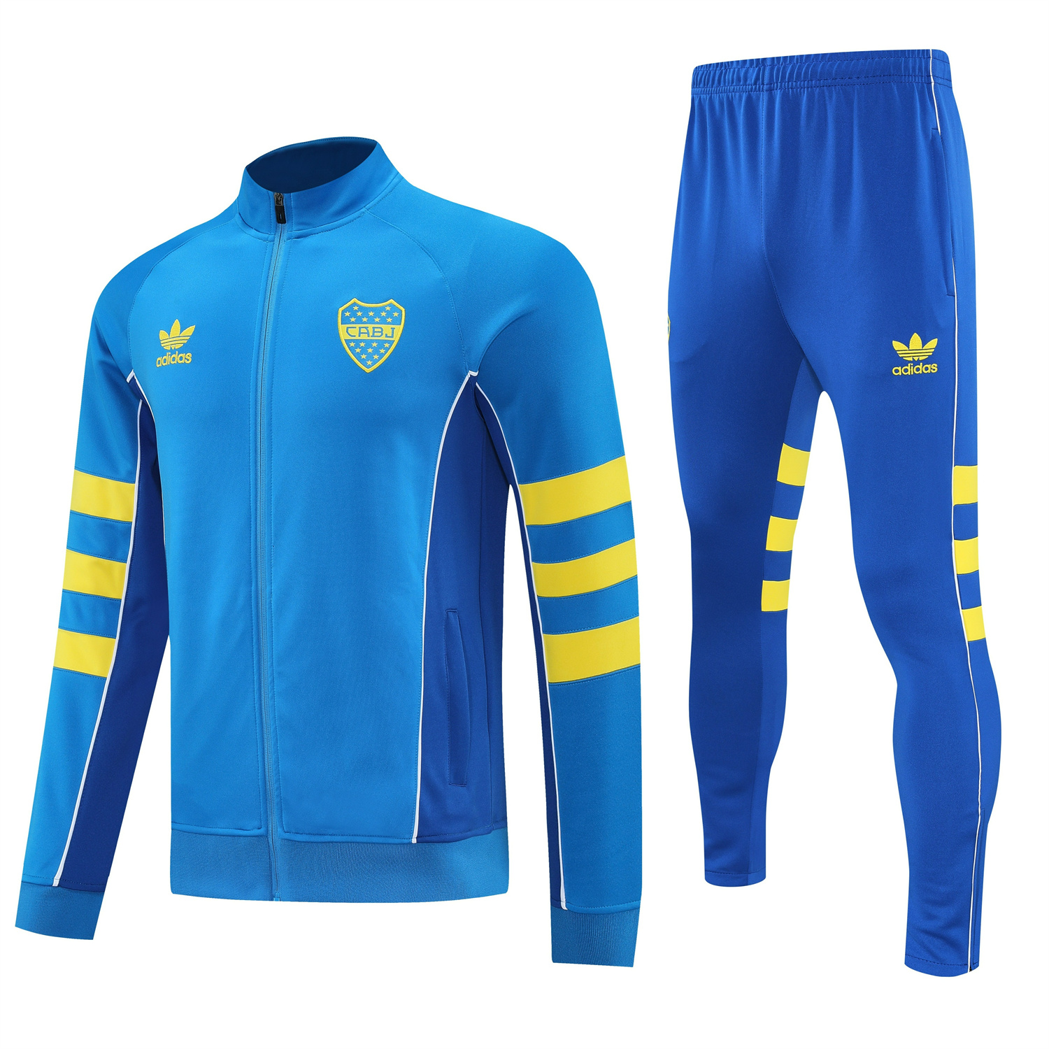 TKH-turbokithub-Boca Juniors 25-26 Jacket Training Tracksuit - Light Blue Jackets & Blue Pants
