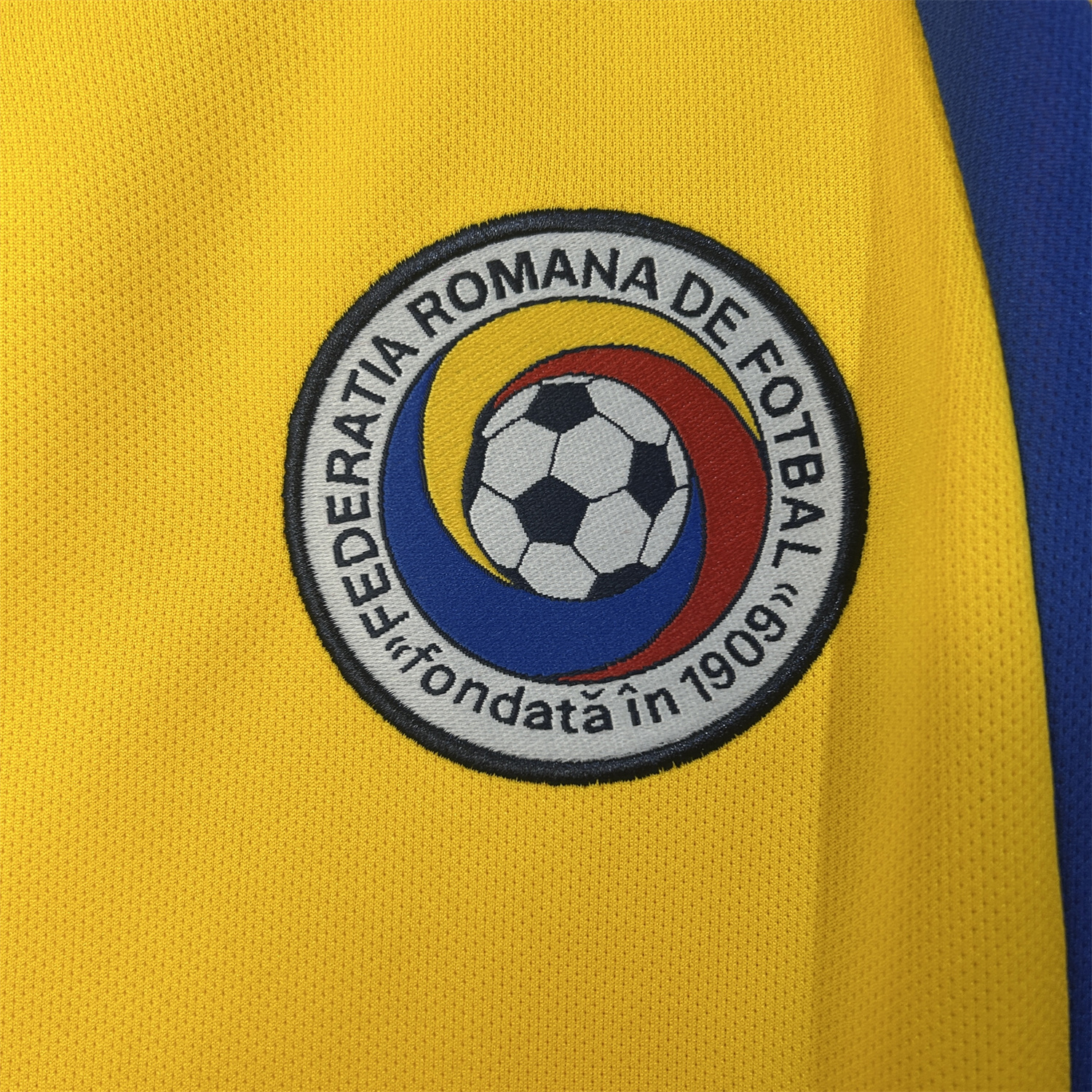 TKH-turbokithub-Retro Romania 2000 Home Jersey