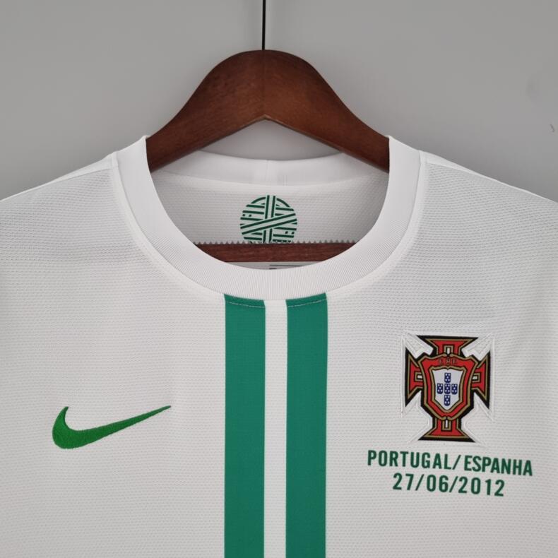 TKH-turbokithub-Retro Portugal 2012 Away Long Sleeve Jersey