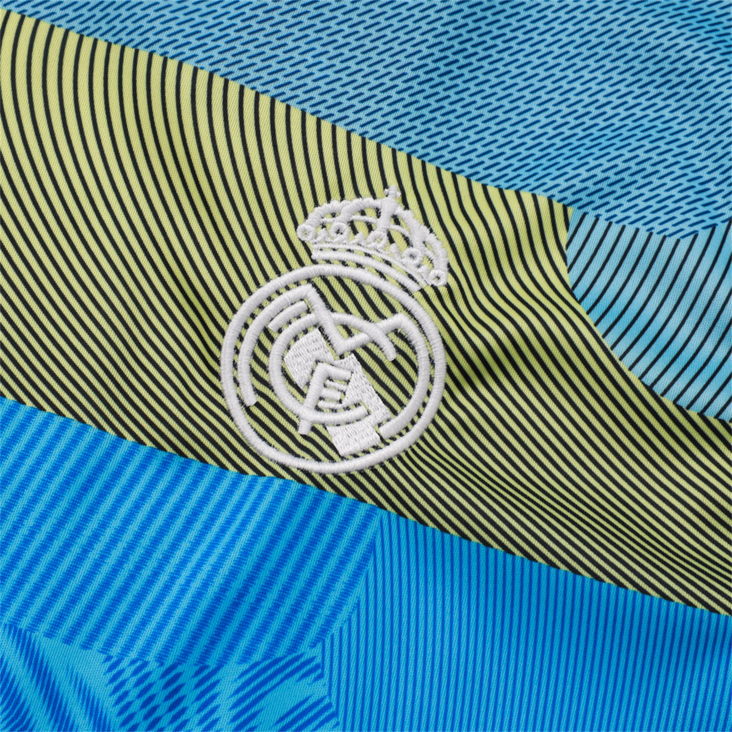 TKH-turbokithub-Real Madrid 25-26 Vest Training Set - Blue-Gray Camouflage Vest and Black Shorts