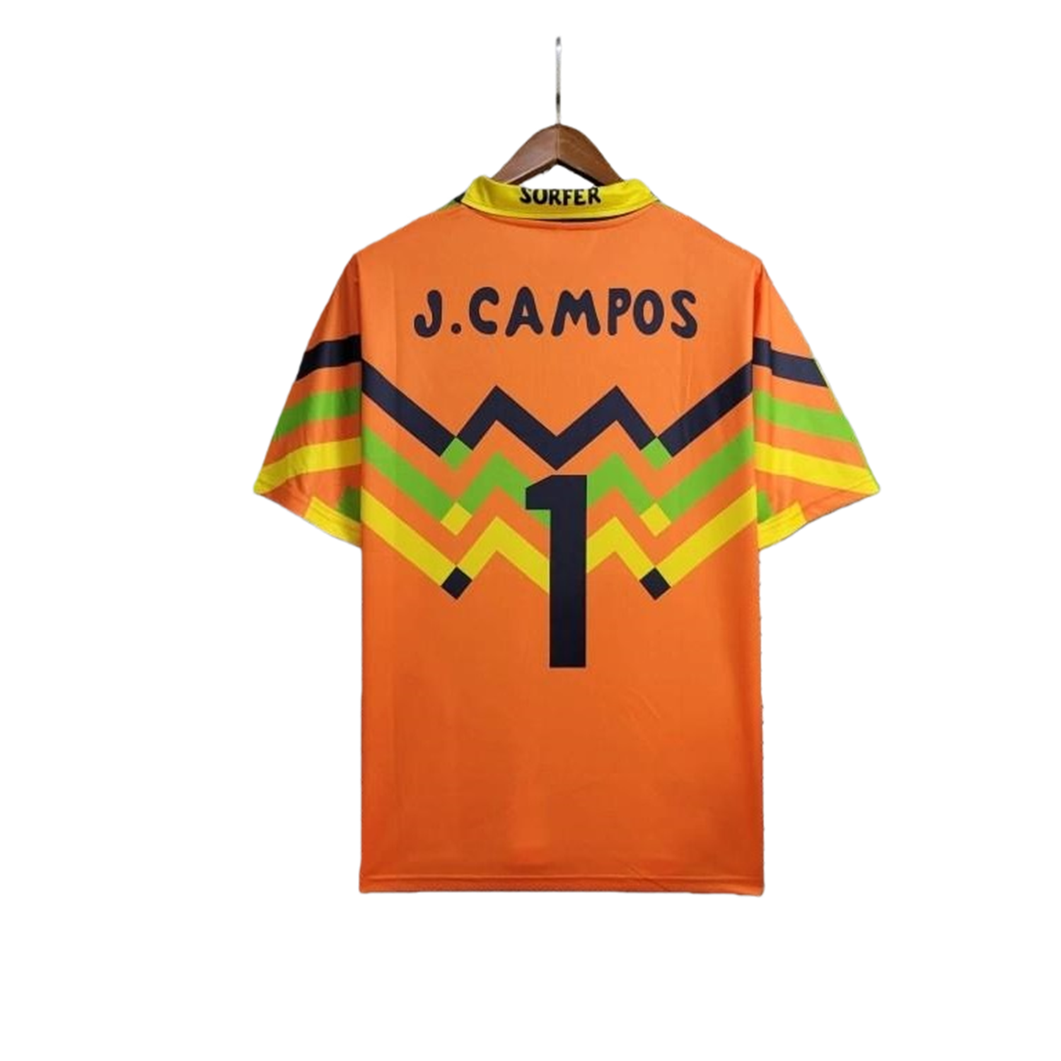 TKH-turbokithub-Retro Mexico 1994 Goalkeeper Green Orange Jersey