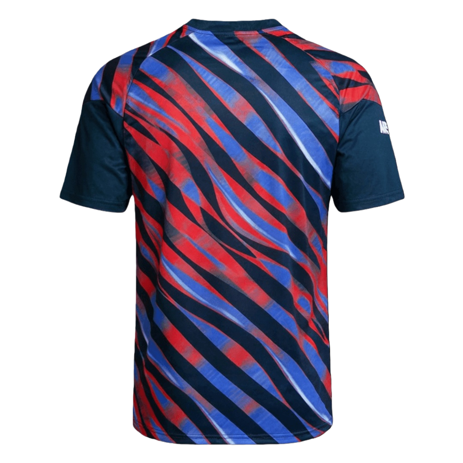 TKH-turbokithub-Arsenal 26-27 Red And Blue Twill Pre-Match Training Jersey - Fans Version
