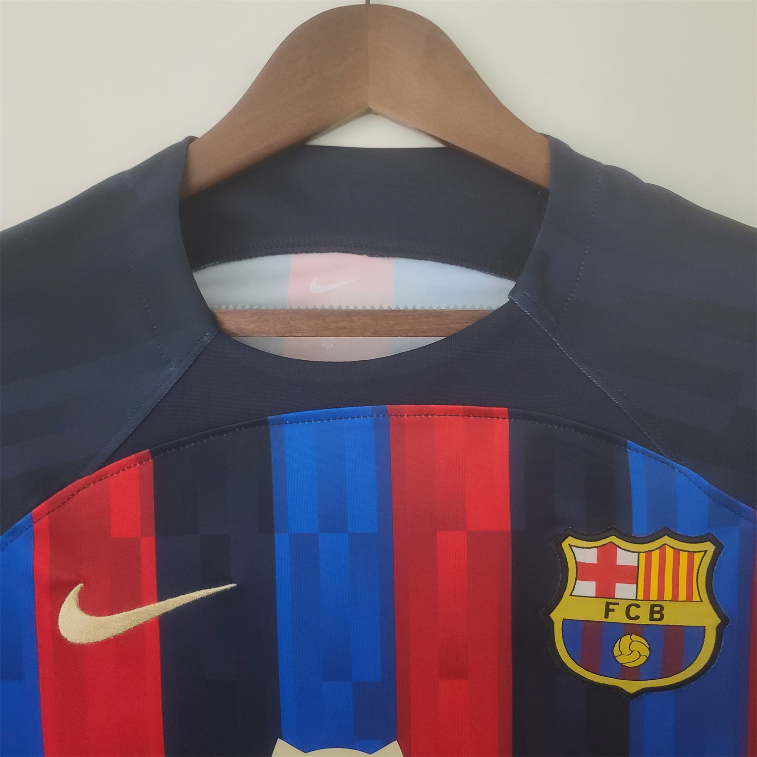 TKH-turbokithub-Retro Barcelona 22-23 Owl Sponsor Home Jersey