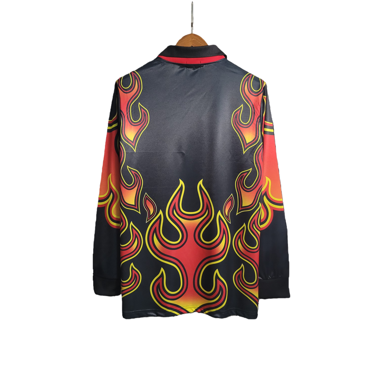 TKH-turbokithub-Retro Japan 1998 Red Flame Goalkeeper Jersey