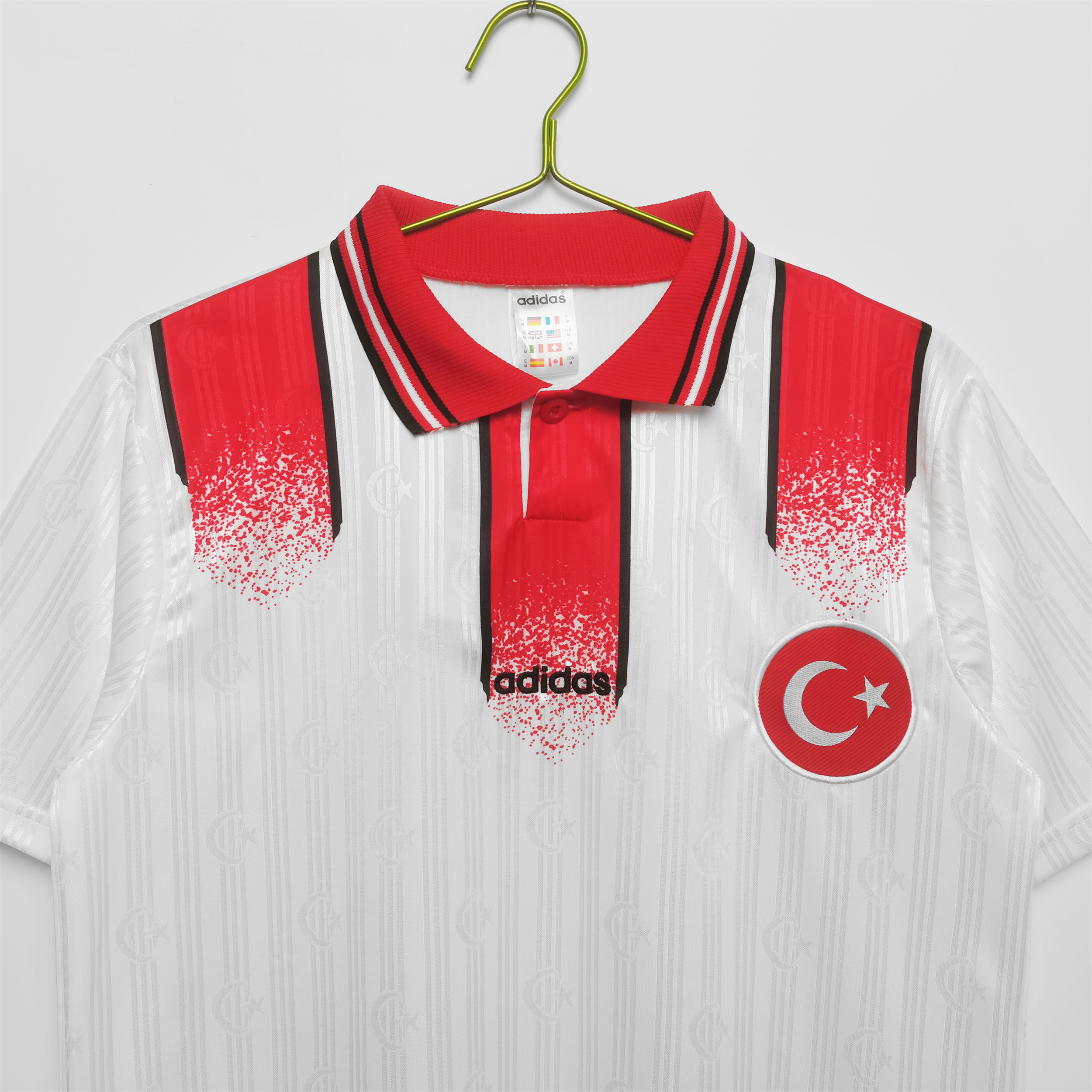 TKH-turbokithub-Retro Turkey 1996 Away Stadium Jersey