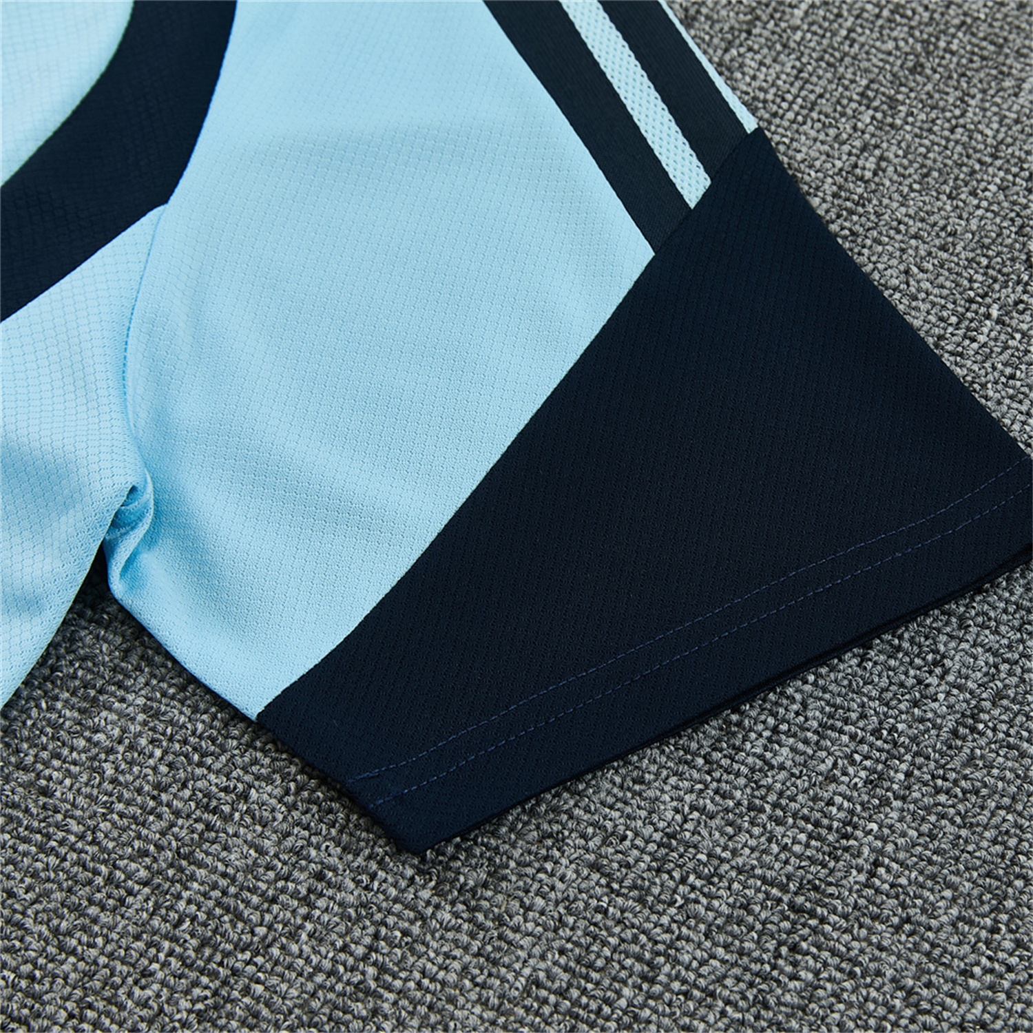 TKH-turbokithub-Argentina 2026 Short-Sleeve Training Set - Light Blue Top & Dark Blue Pants