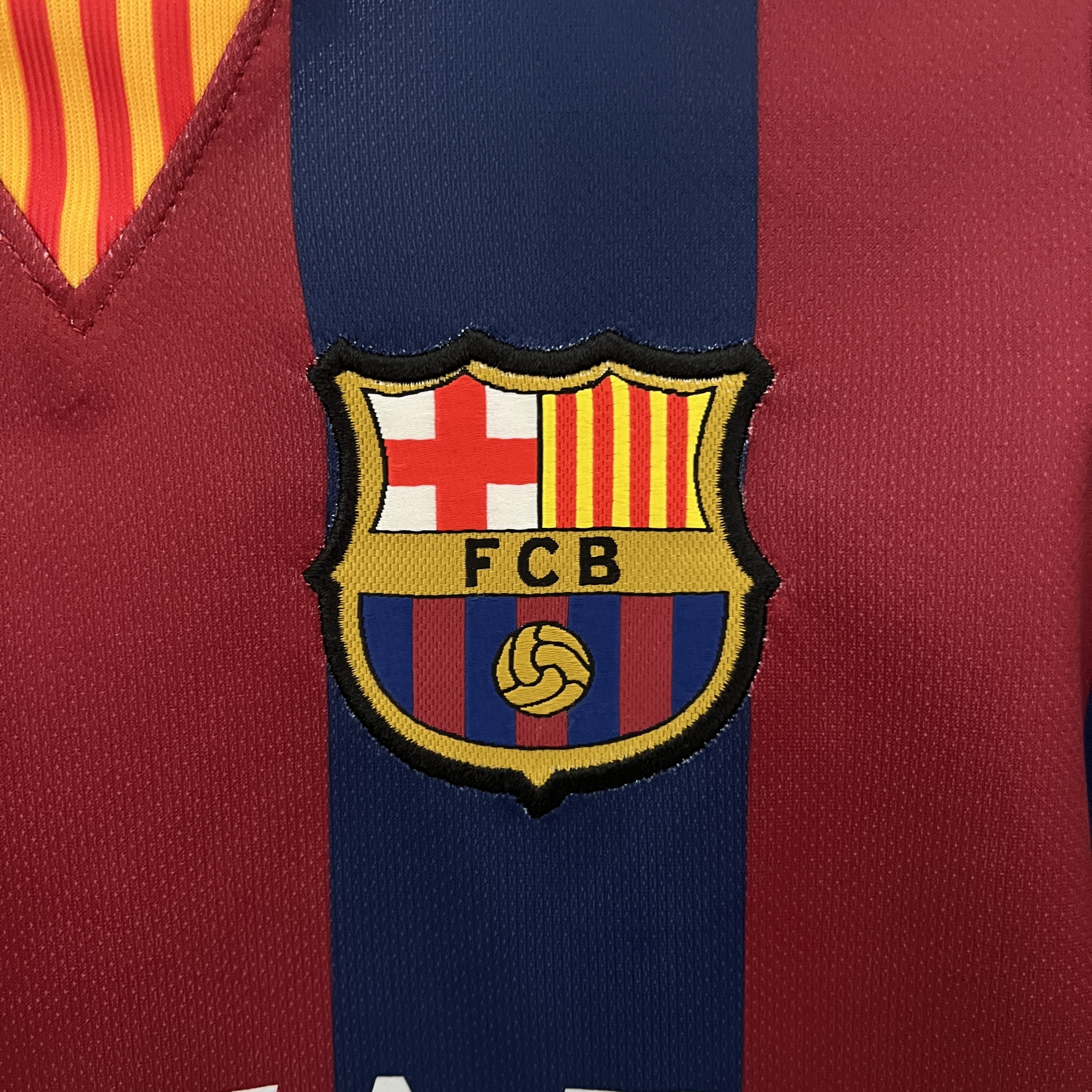 TKH-turbokithub-Retro Barcelona 14-15 Home Stadium Kids Kit