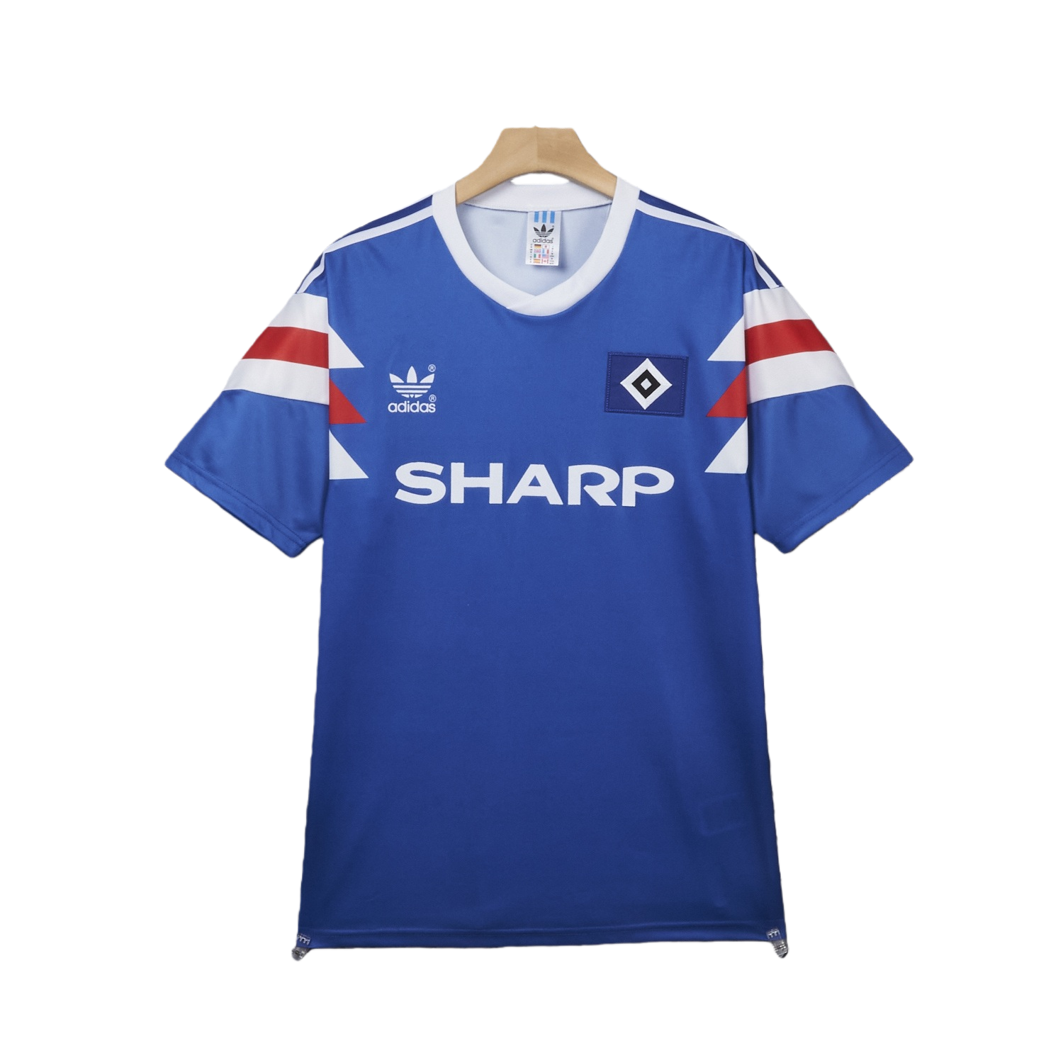 TKH-turbokithub-Retro Hamburger SV 1990-91 Away Blue Jersey