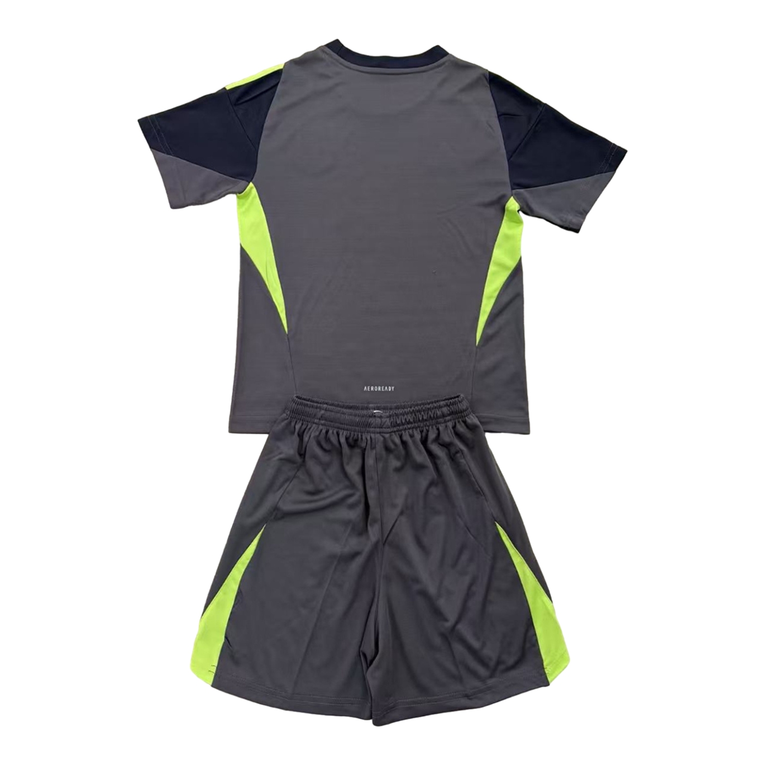 TKH-turbokithub-Austin 25-26 Grey Black Goalkeeper Men's Adult Jersey Set - Fans Version