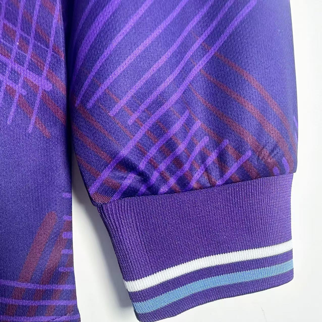 TKH-turbokithub-Retro Fiorentina 1992-93 Home Long Sleeve Jersey