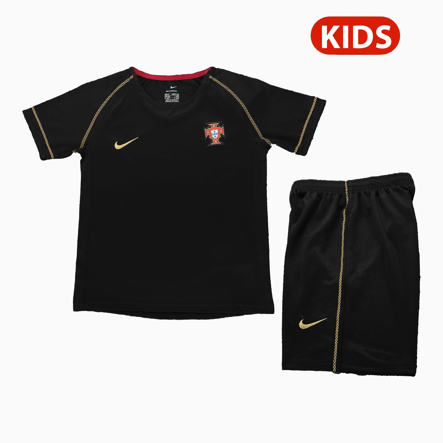 TKH-turbokithub-Retro Portugal 2006 Away Kids Kit