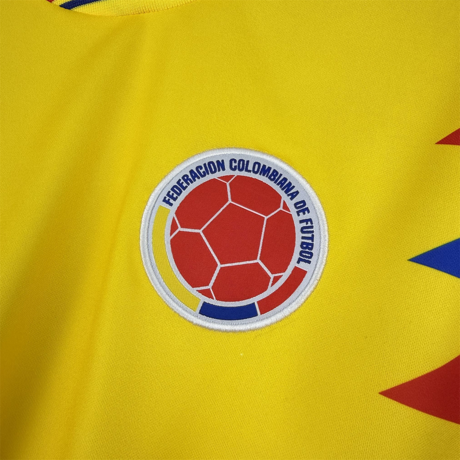 TKH-turbokithub-Retro Colombia 1990 Home Long Sleeves Jersey - Fans Version