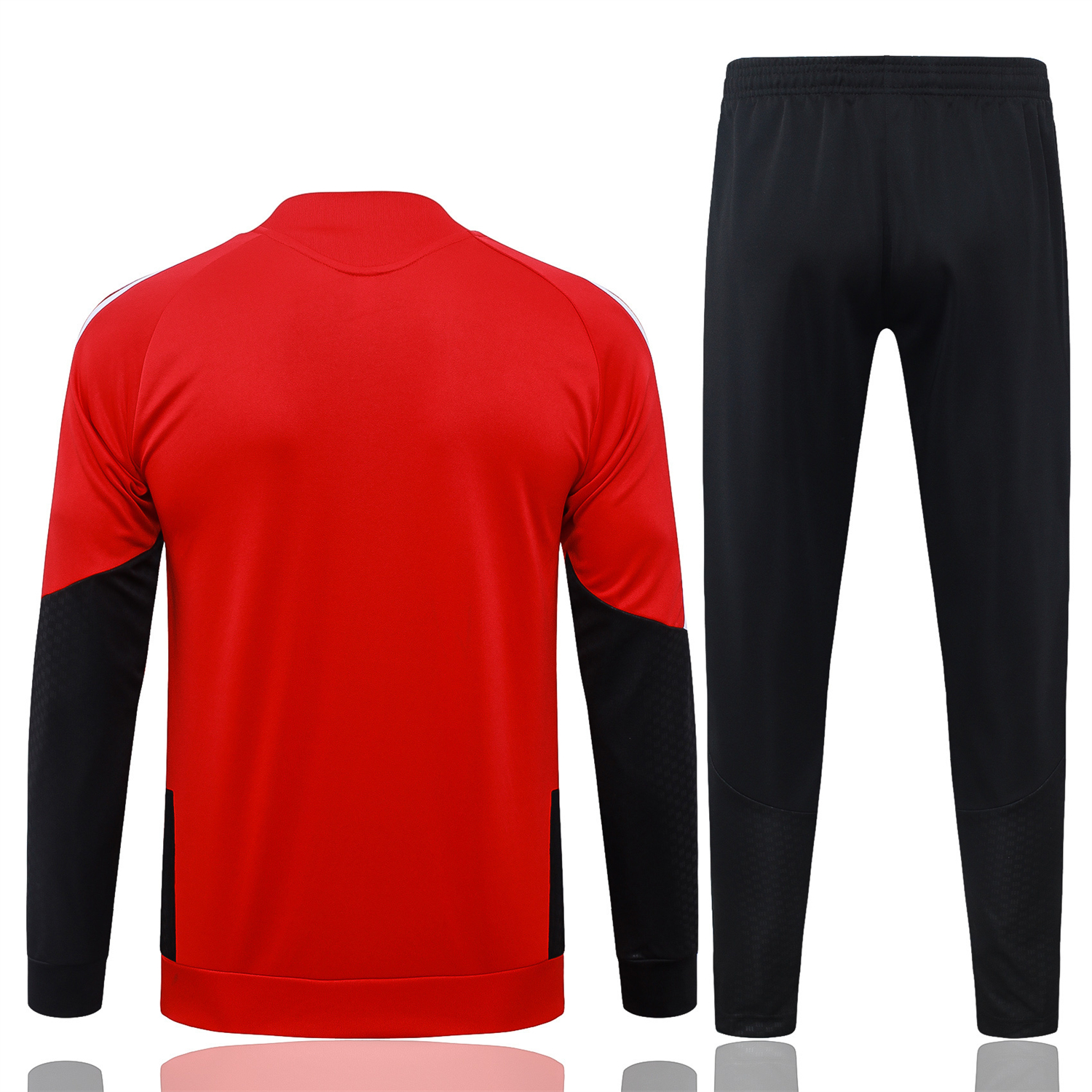 TKH-turbokithub-Arsenal 26-27 Jacket Training Tracksuit - Red Jackets & Black Pants
