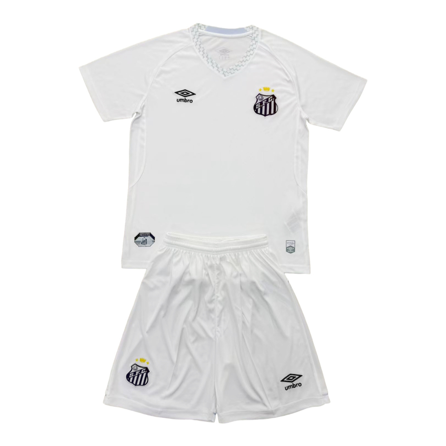 TKH-turbokithub-Santos 25-26 Home Unsponsored Men's Adult Jersey Set - Fans Version
