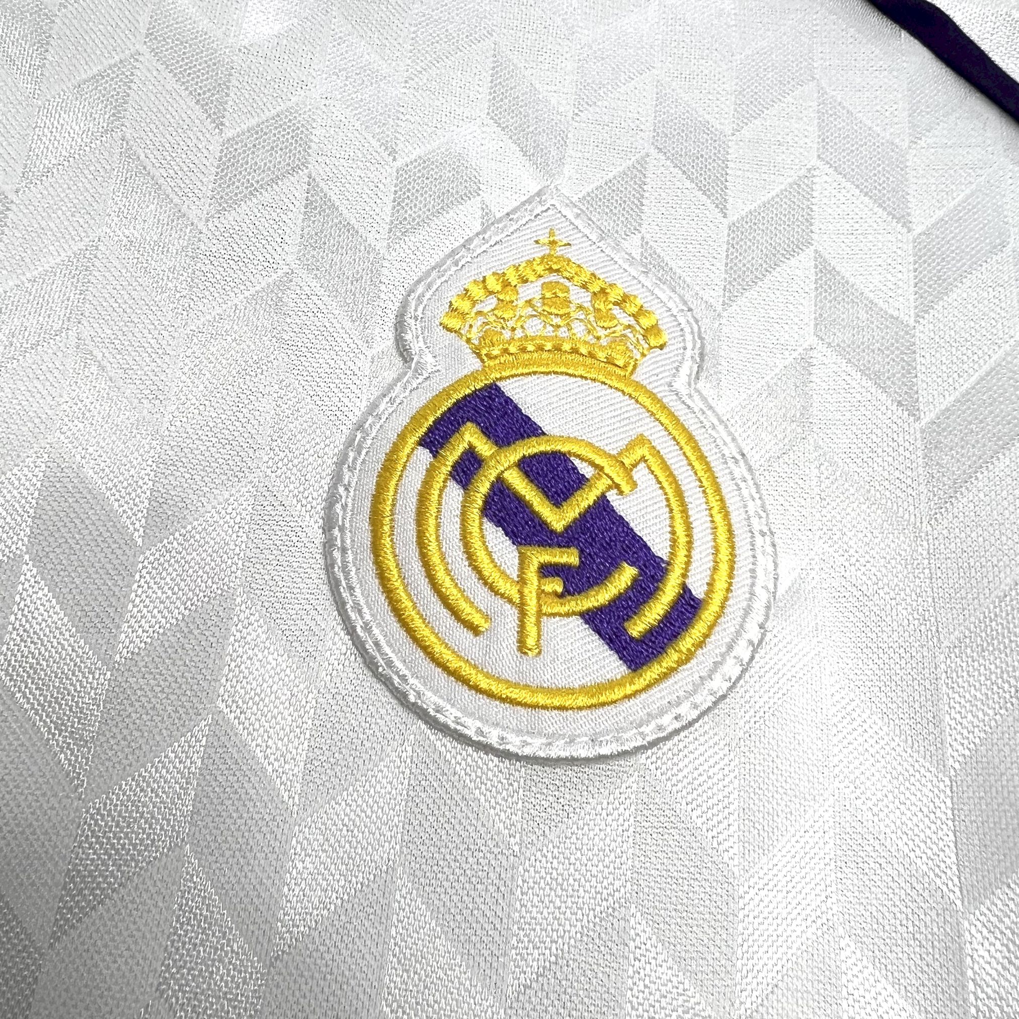 TKH-turbokithub-Retro Real Madrid 1986 Home Jersey