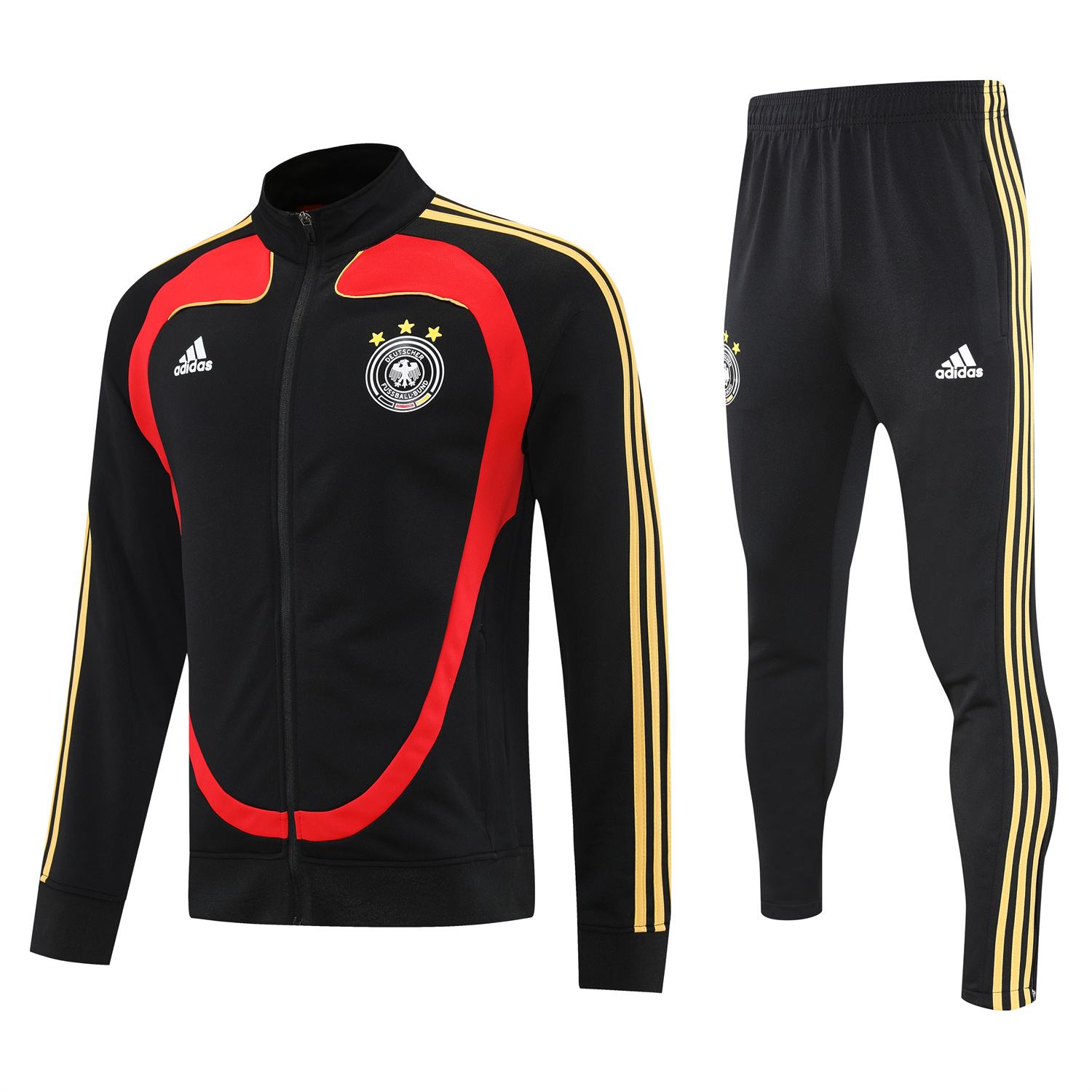 TKH-turbokithub-Germany 25-26 Jacket Training Tracksuit - Black Jackets & Black Pants