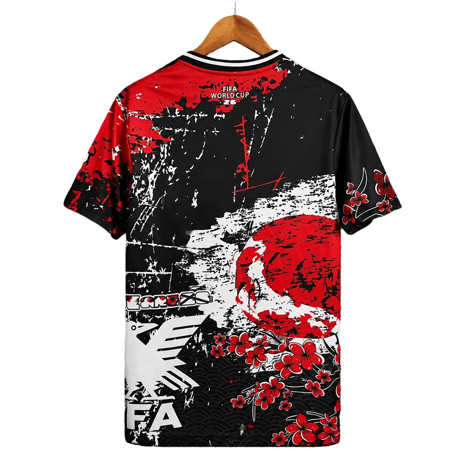 TKH-turbokithub-Japan 2026 Samurai Black And Red Special Jersey - Fans Version
