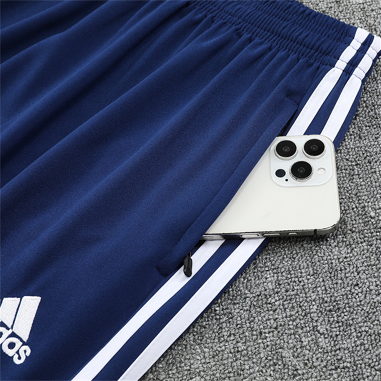 TKH-turbokithub-Real Madrid 25-26 Long Sleeve Training Set - Throwback Royal Blue Top and Pants
