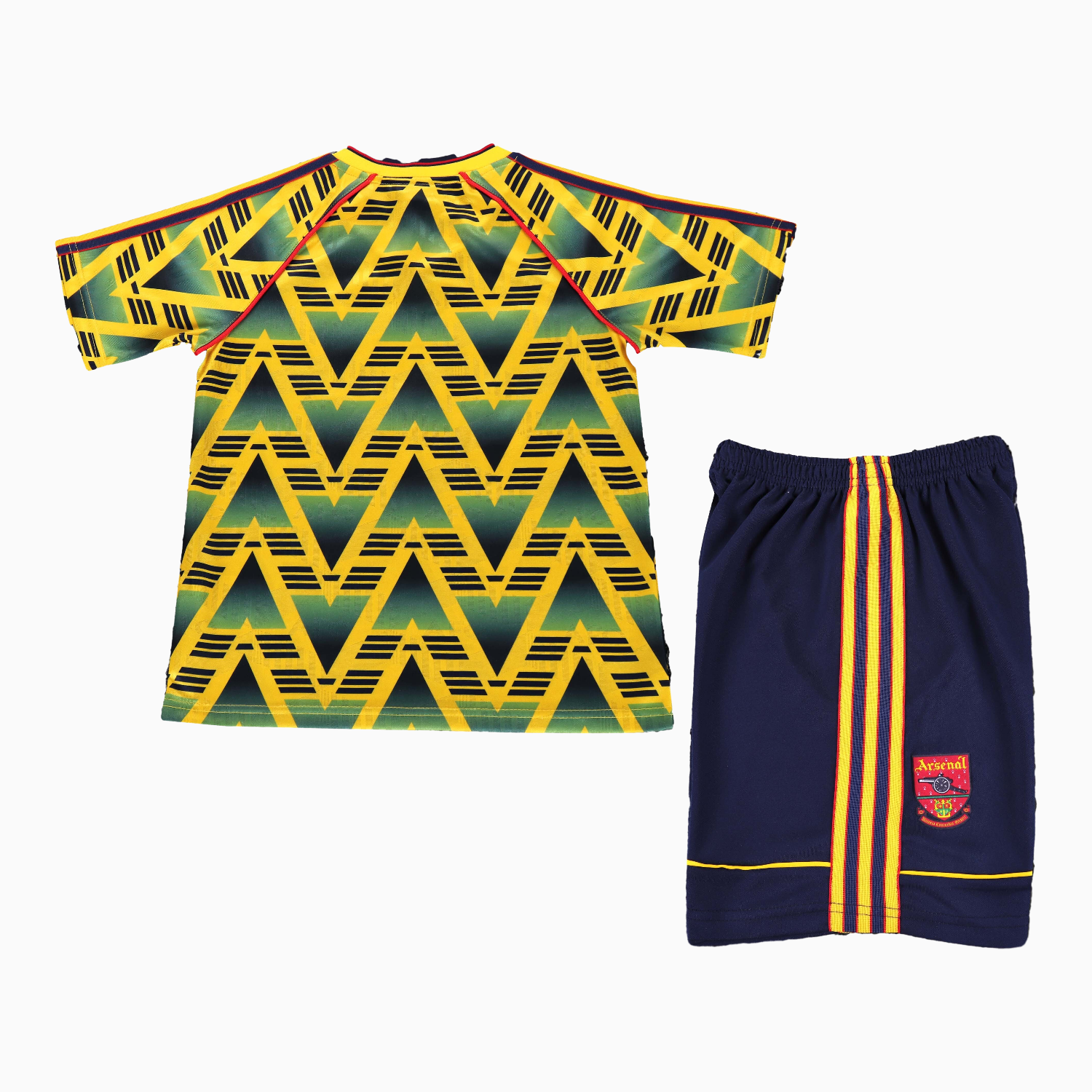 TKH-turbokithub-Retro Arsenal 1991-93 Away Kids Kit