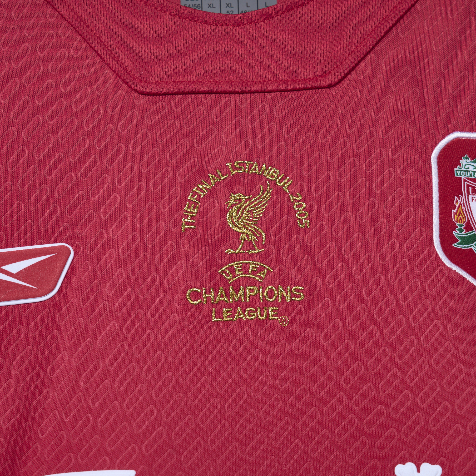 TKH-turbokithub-Retro Liver.pool 2005 Home Stadium Jersey - with UEFA Champions League Final Patch
