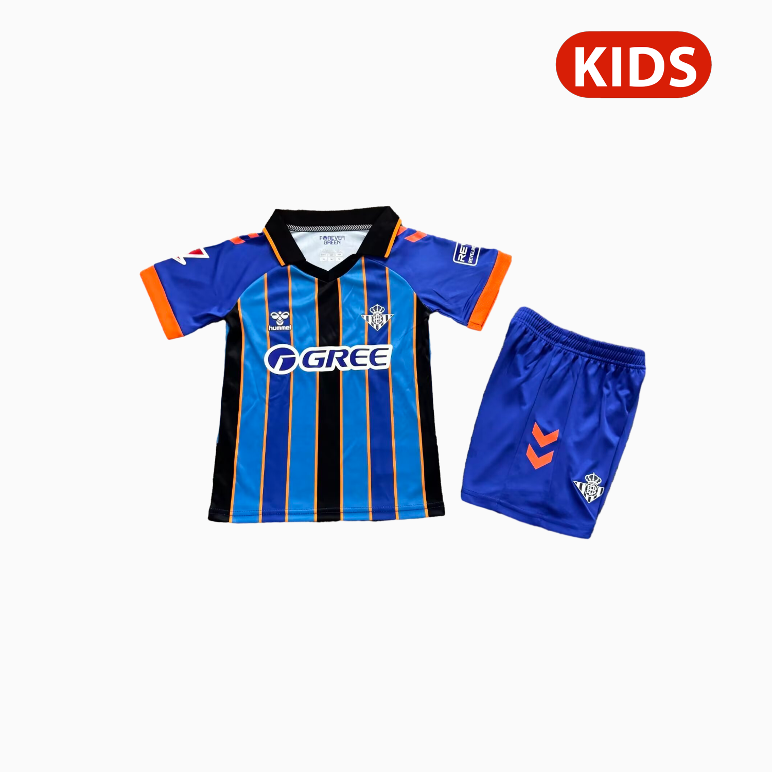 TKH-turbokithub-Real Betis 25-26 Goalkeeper Blue Kids Kit