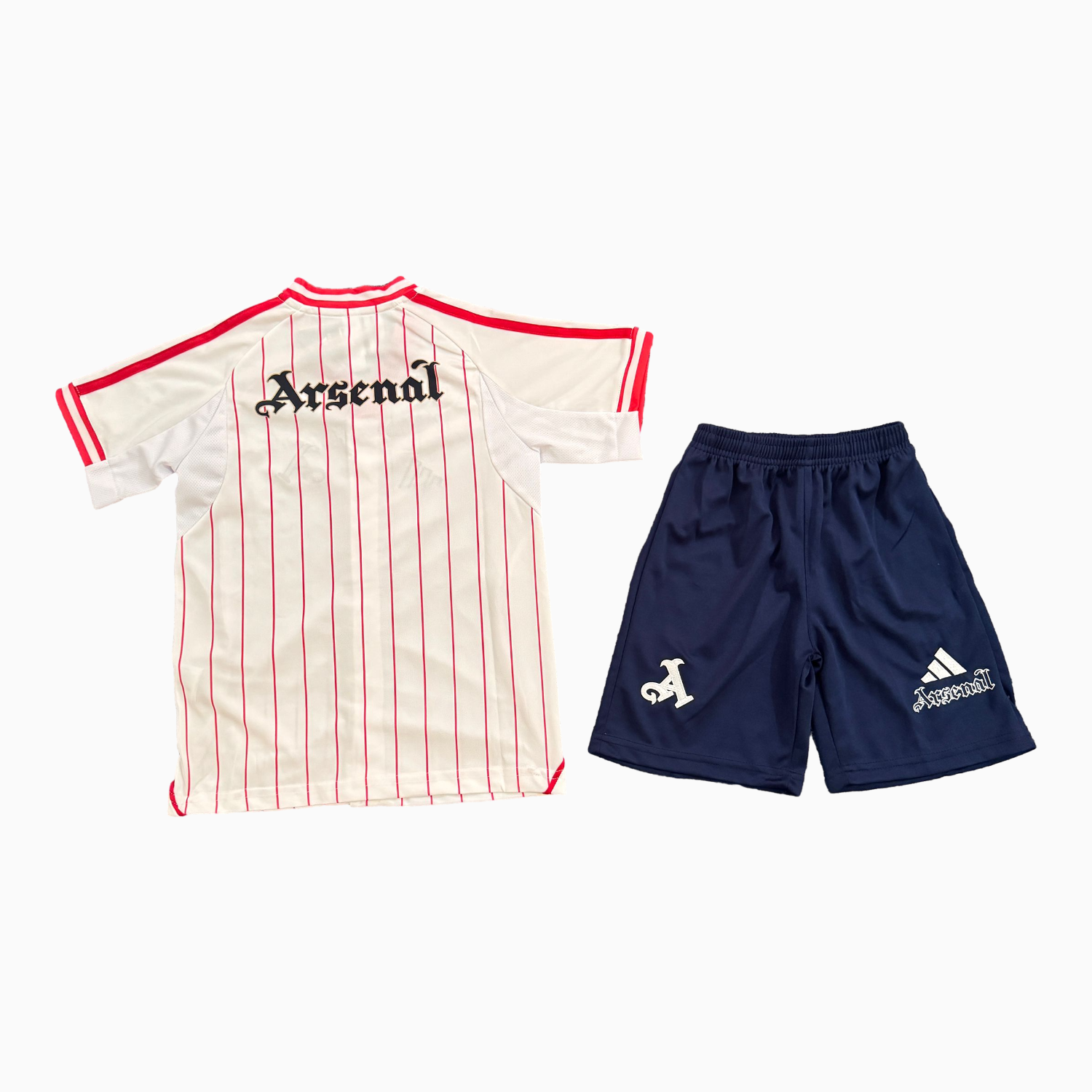 TKH-turbokithub-Arsenal 25-26 White Baseball Kids Kit - Player Version