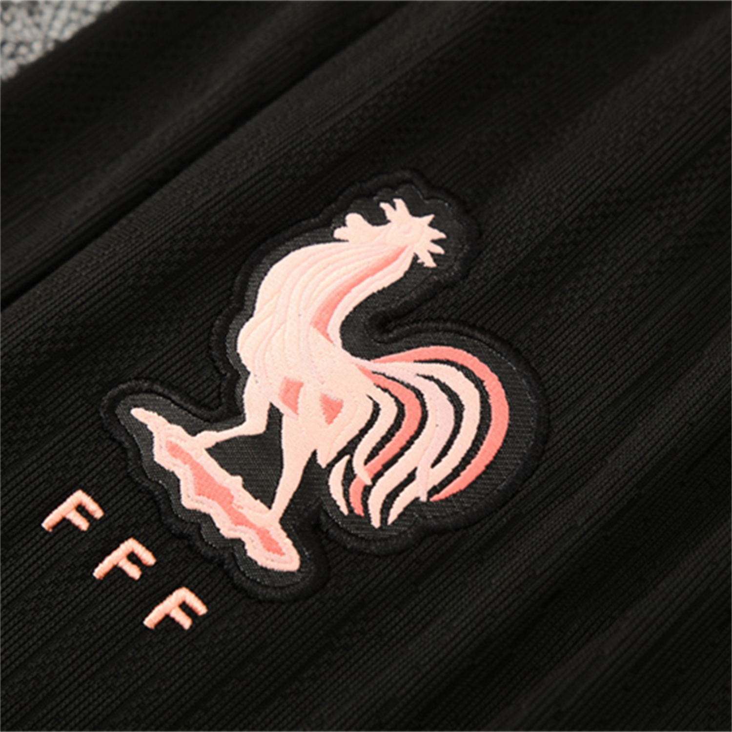 TKH-turbokithub-France 25-26 Long Sleeve Training Set - Player Version - Black Top and Pants