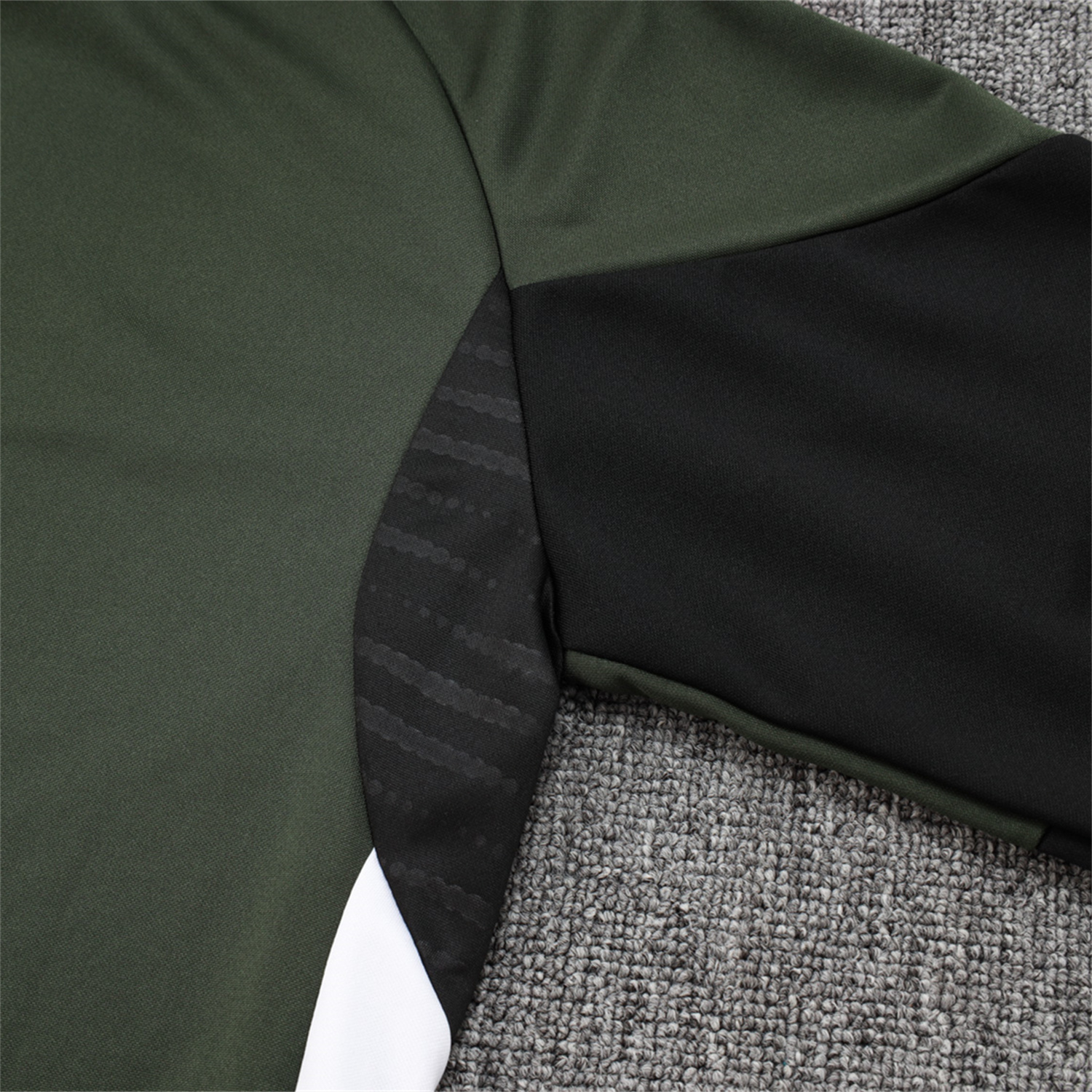TKH-turbokithub-Bayern Munich 25-26 Jacket Training Tracksuit - Army Green Top and Black Pants