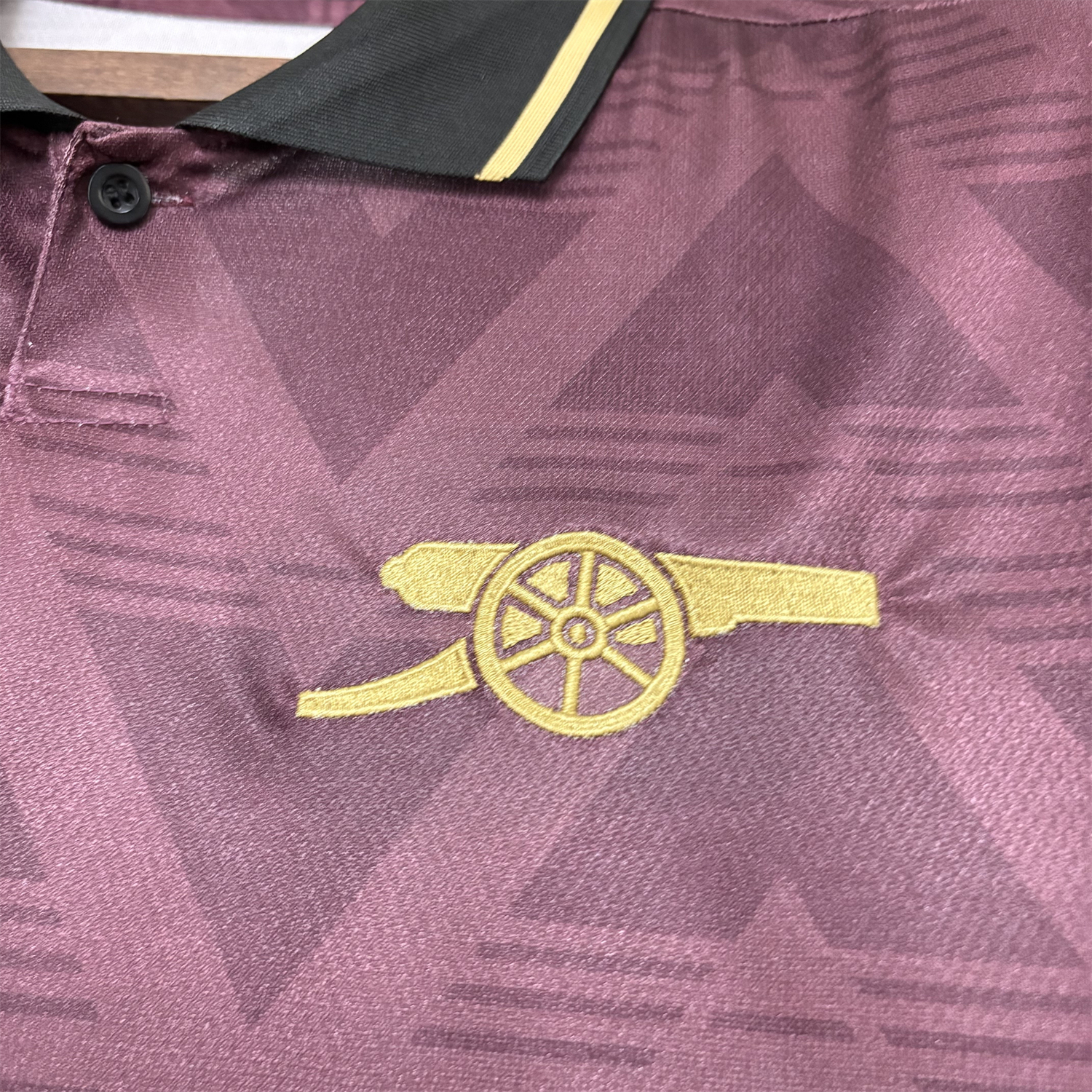 TKH-turbokithub-Arsenal 26-27 Yellow Sponsors Wine Red Special Jersey - Fans Version