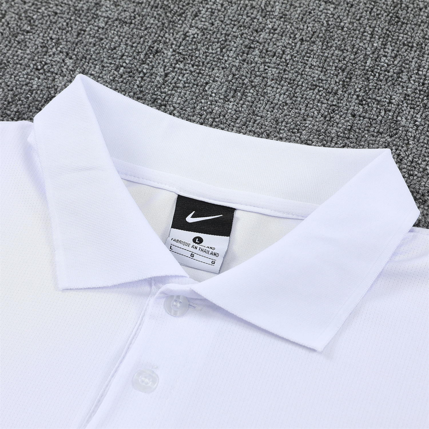 TKH-turbokithub-Paris Saint-Germain PSG 25-26 POLO Short-Sleeve Training Set - White Top and Dark Blue Pants