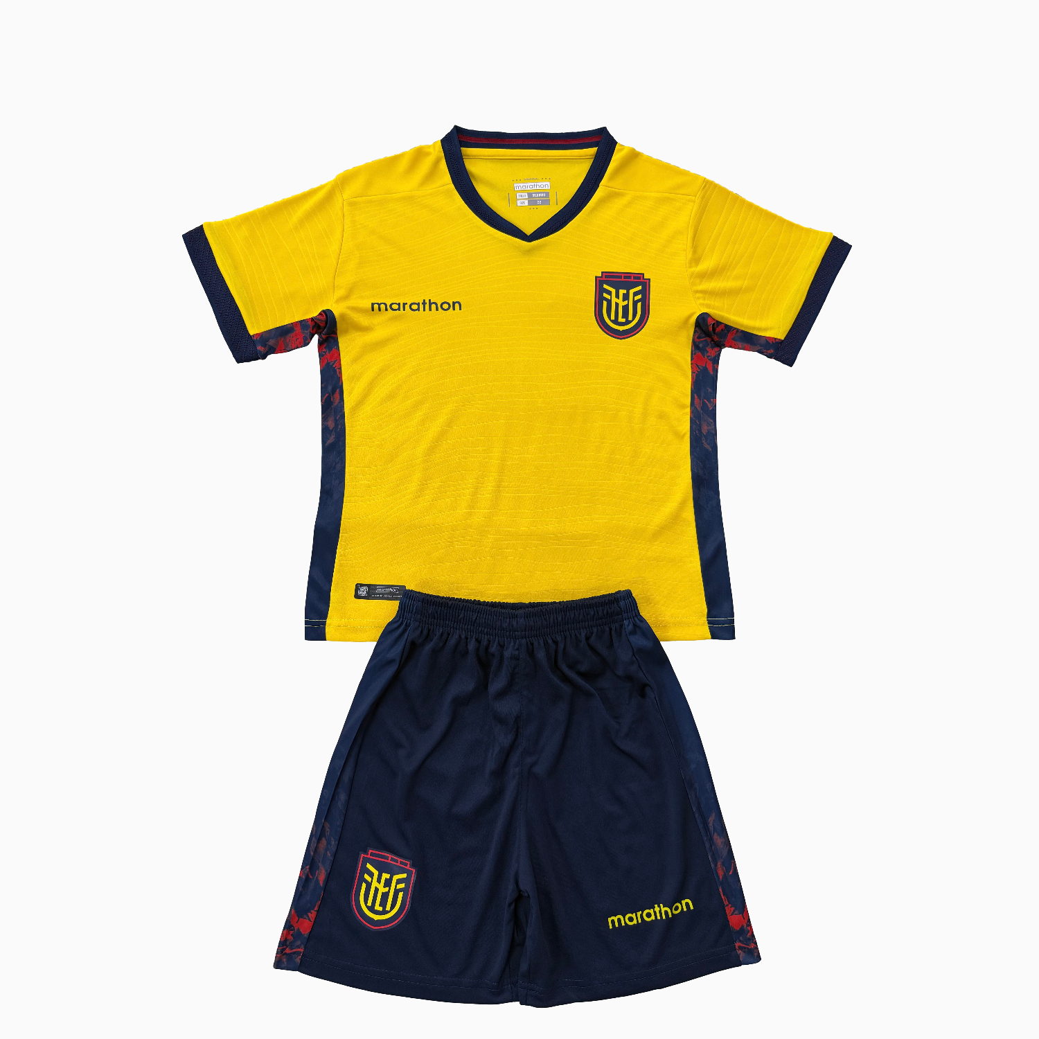 TKH-turbokithub-Ecuador 2026 Home Men's Adult Jersey Set - Fans Version