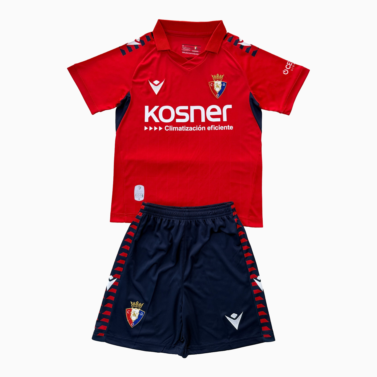 TKH-turbokithub-Osasuna 25-26 Home Men's Adult Jersey Set - Fans Version