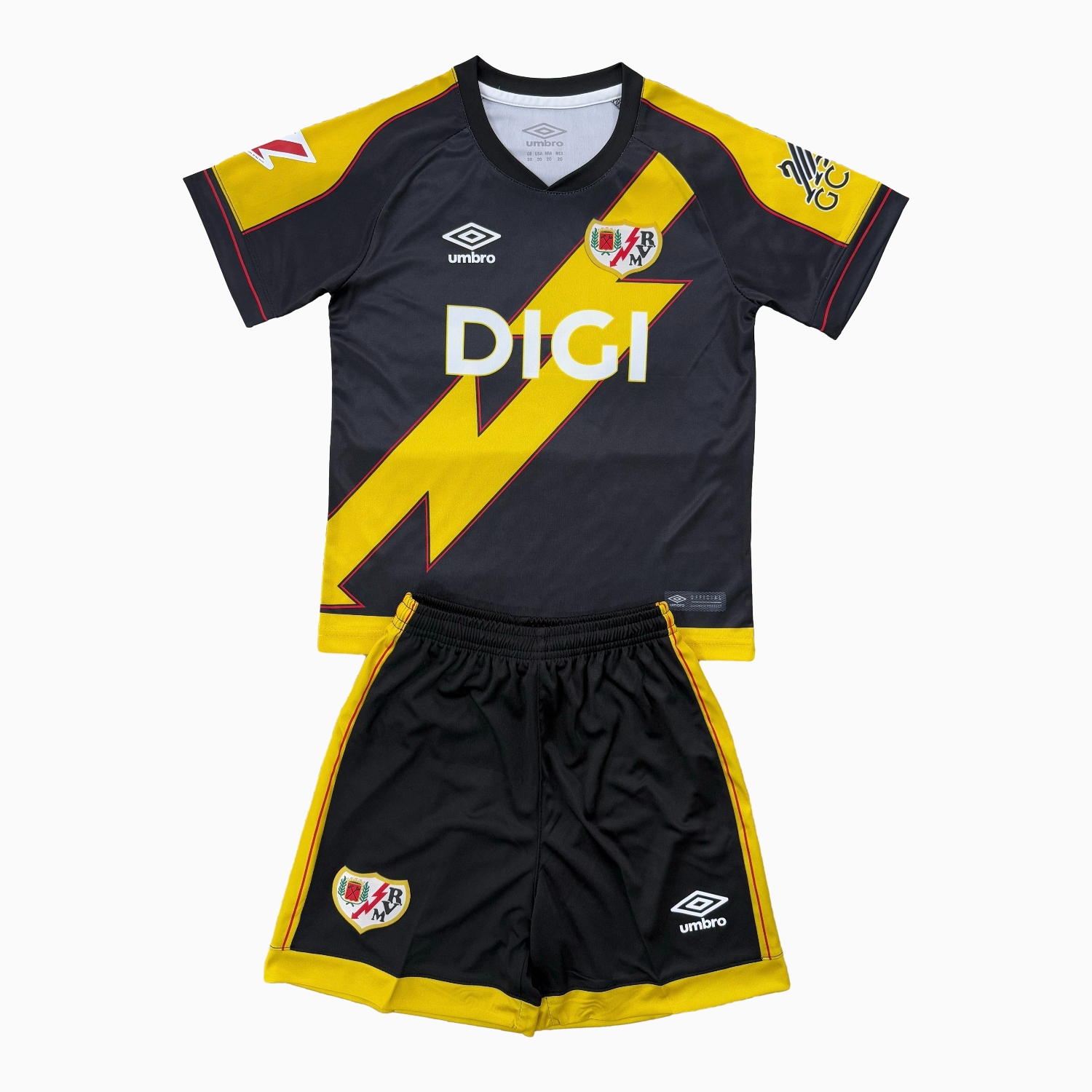 TKH-turbokithub-Rayo Vallecano 25-26 Third Men's Adult Jersey Set - Fans Version