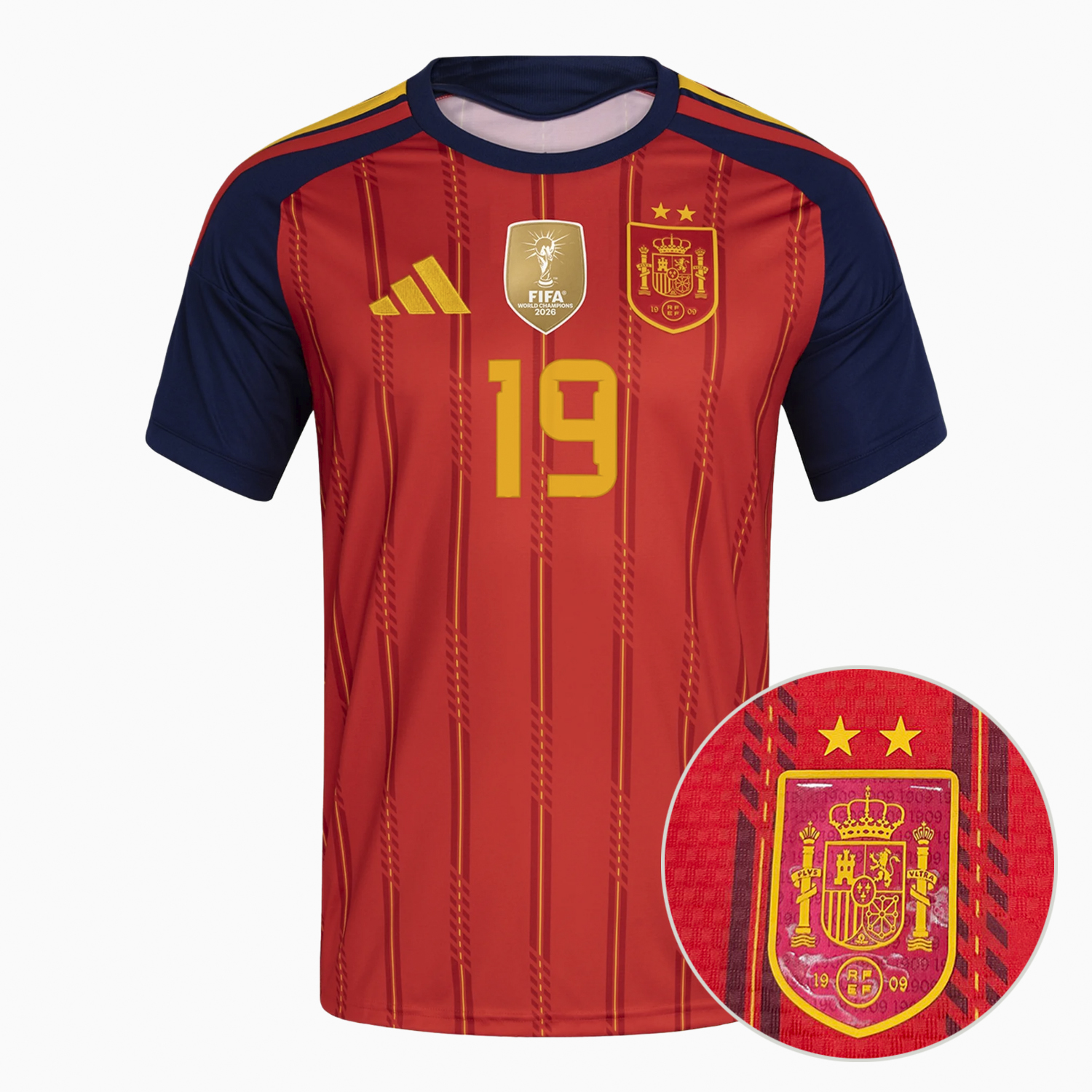 TKH-turbokithub-【Two-Crown Star】Spain 2026 Home Jersey - Player Version