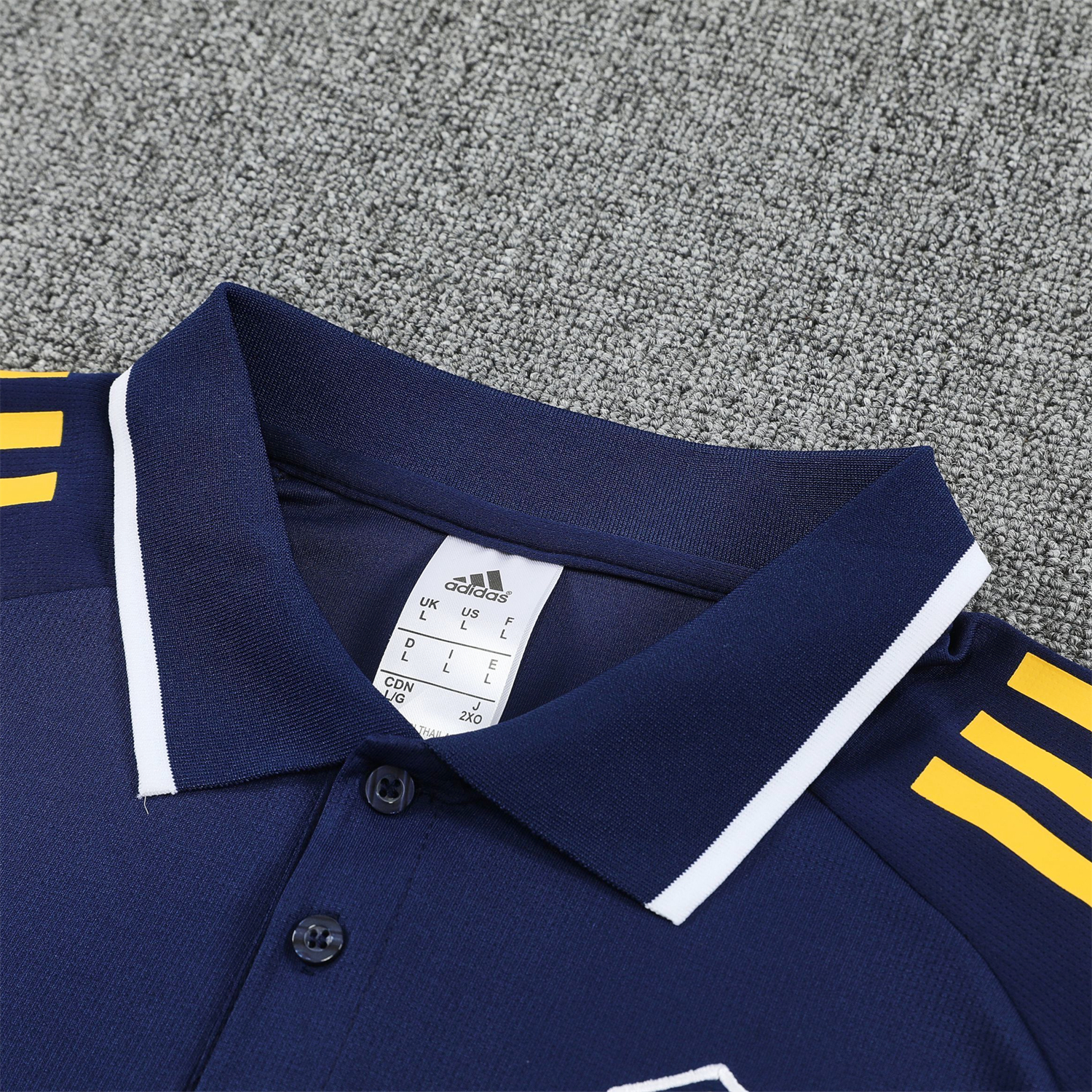 TKH-turbokithub-Boca Juniors 25-26 POLO Short-Sleeve Training Set - Dark Blue Top & Shorts
