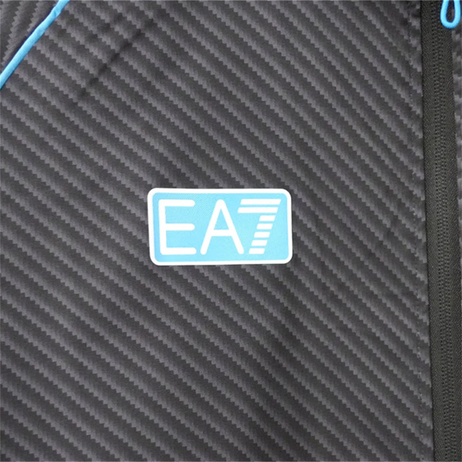 TKH-turbokithub-Napoli 25-26 Black With Blue Stripes Windbreaker Jacket