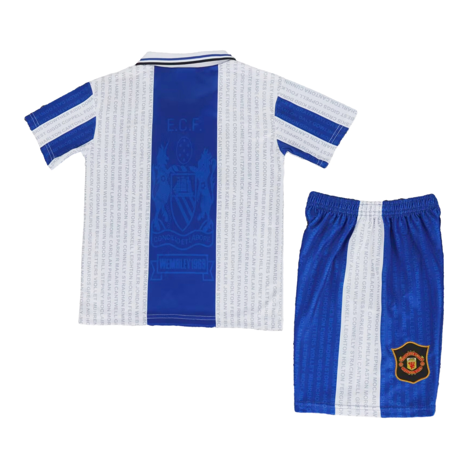 TKH-turbokithub-Retro Manchester United 94-96 Away Kids Kit