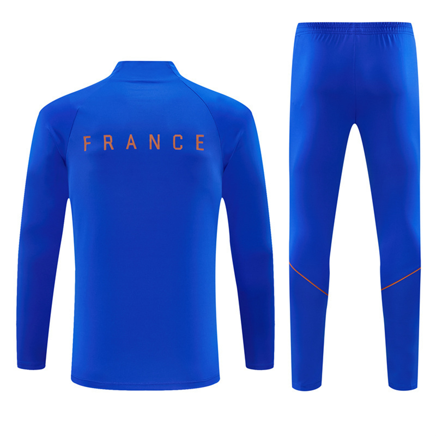 TKH-turbokithub-France 2026 Long Sleeve Training Set - Royal Blue Top & Pants