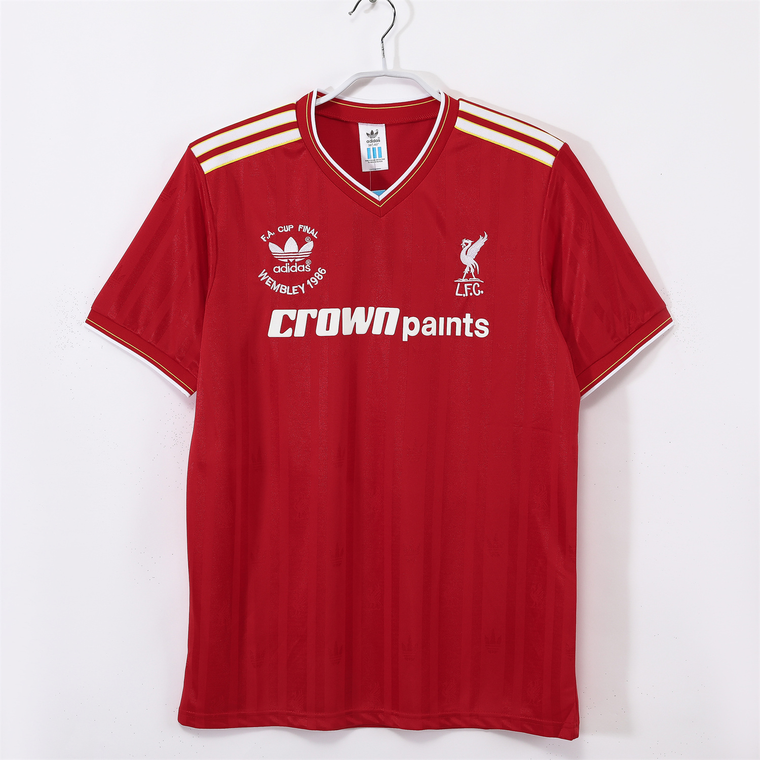 TKH-turbokithub-Retro Liver.pool 1985-86 Home Jersey - FA CUP FINAL Version