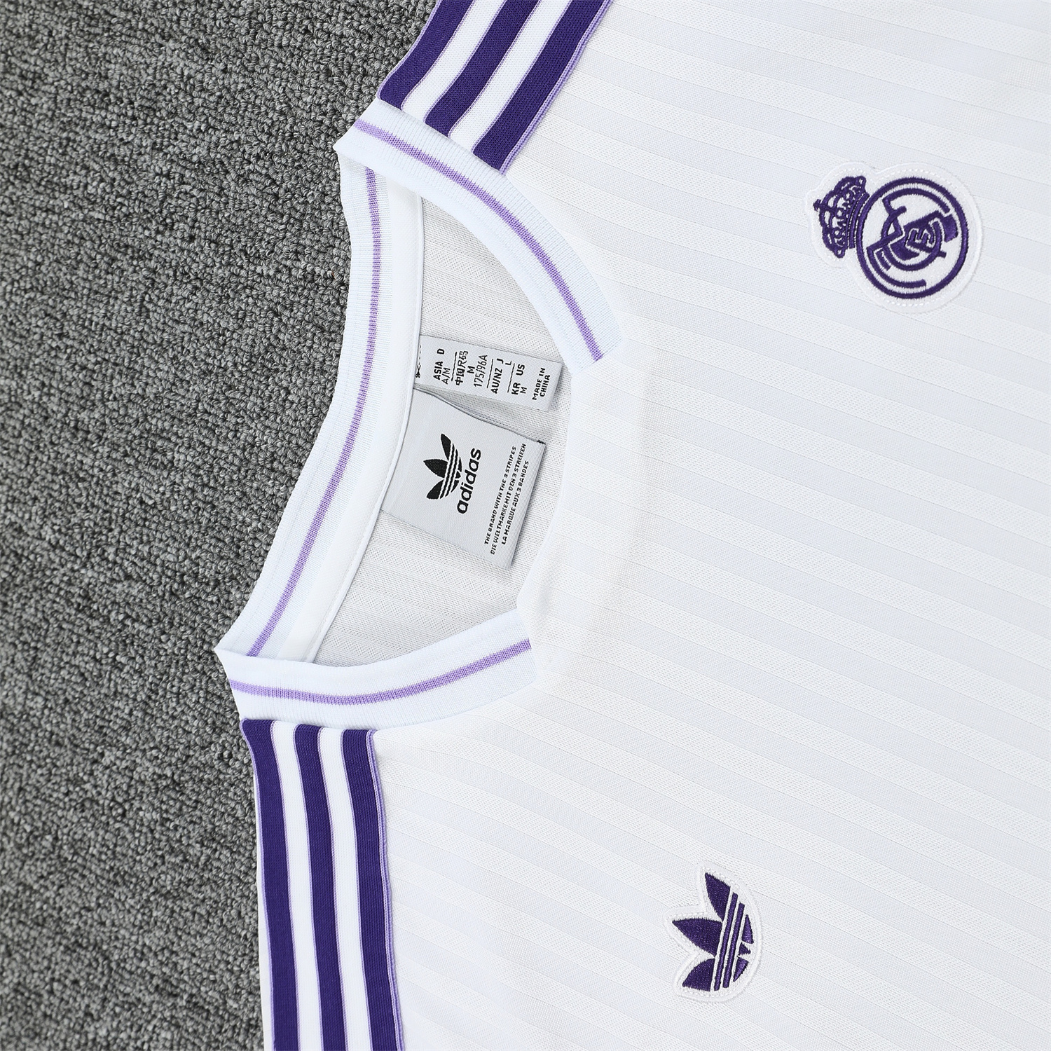 TKH-turbokithub-Real Madrid 25-26 Vest Training Set - Pure White Vest & Purple Shorts