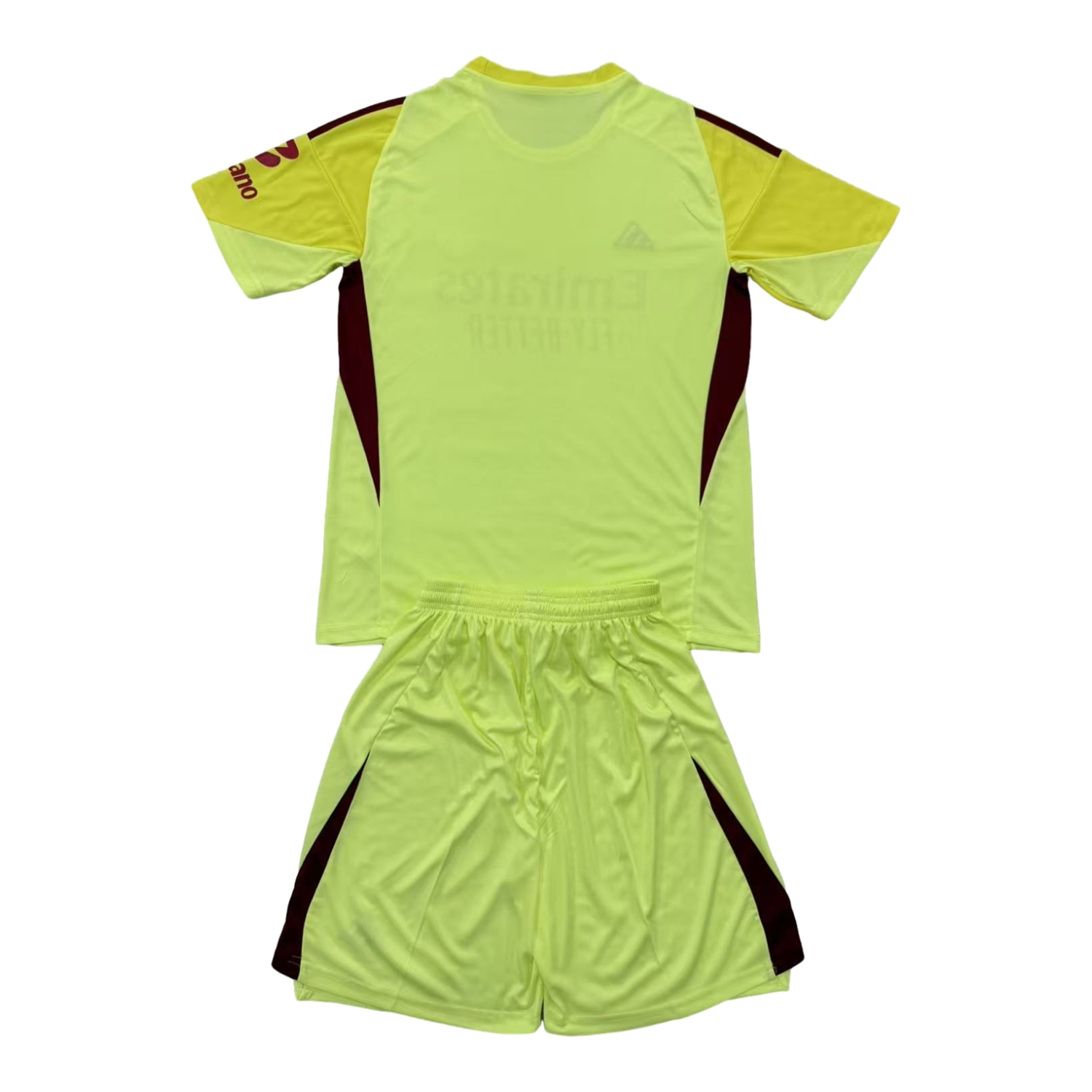 TKH-turbokithub-Benfica 25-26 Yellow Goalkeeper Kids Kit