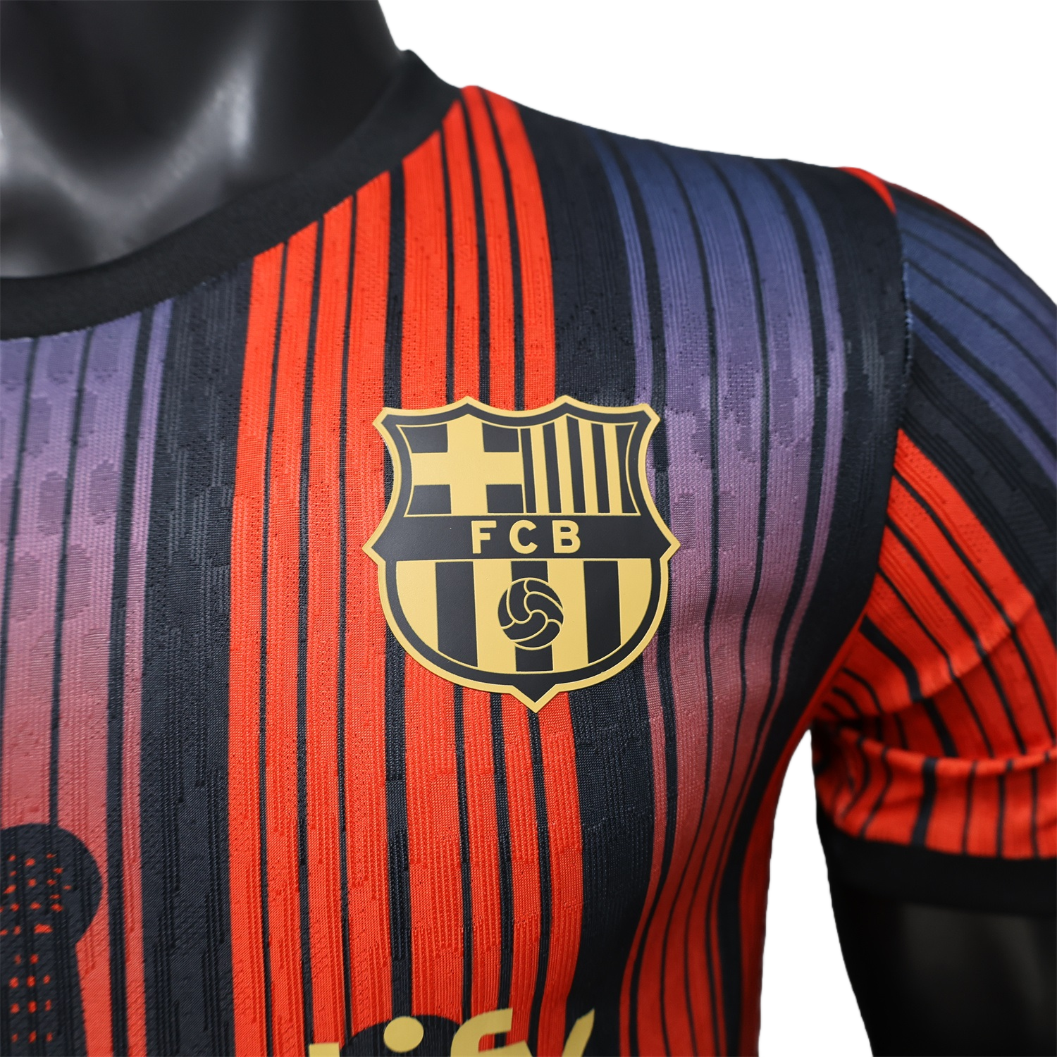 TKH-turbokithub-Barcelona 26-27 Grey With Red Special Jersey - Player Version