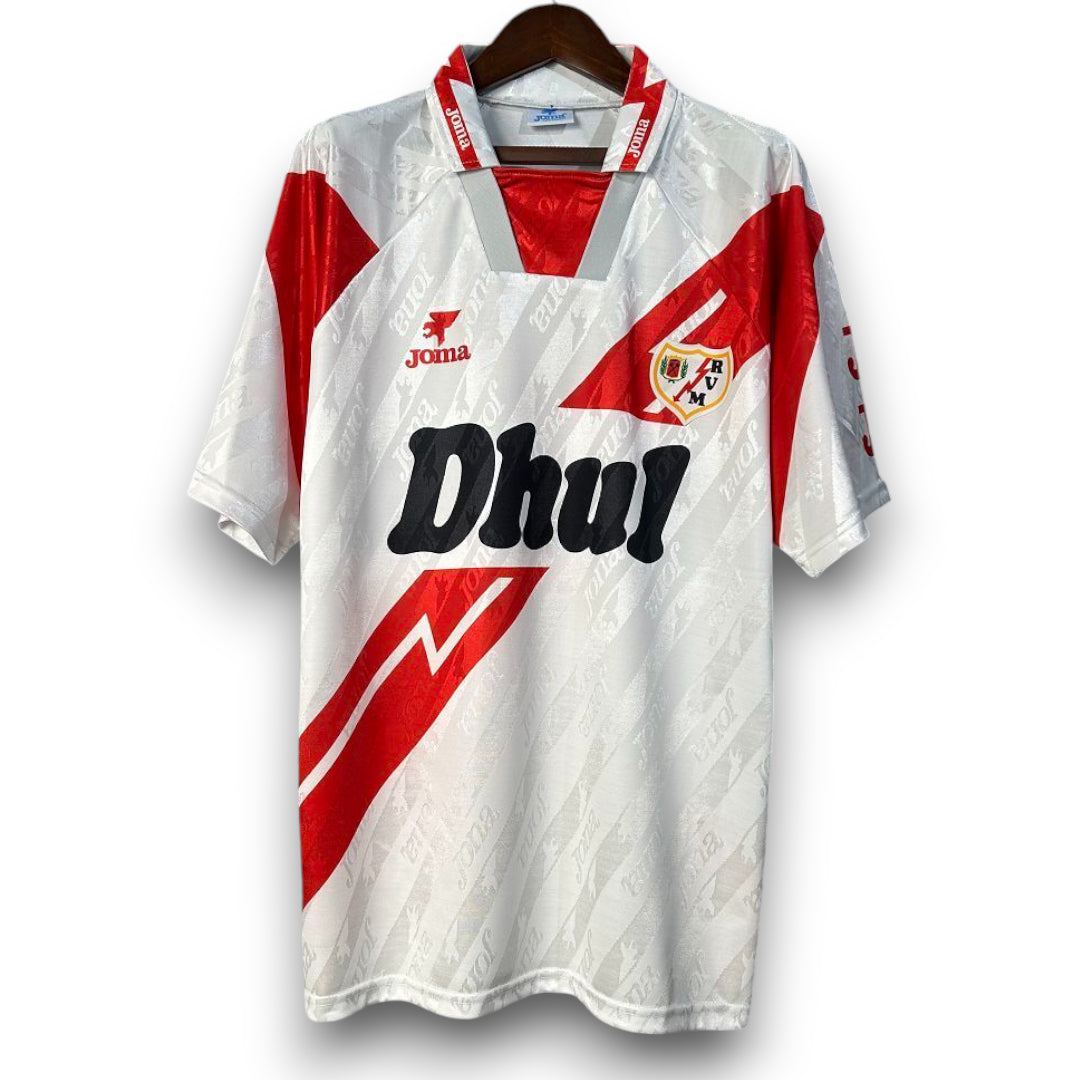TKH-turbokithub-Retro Rayo Vallecano 1994-95 Home Jersey
